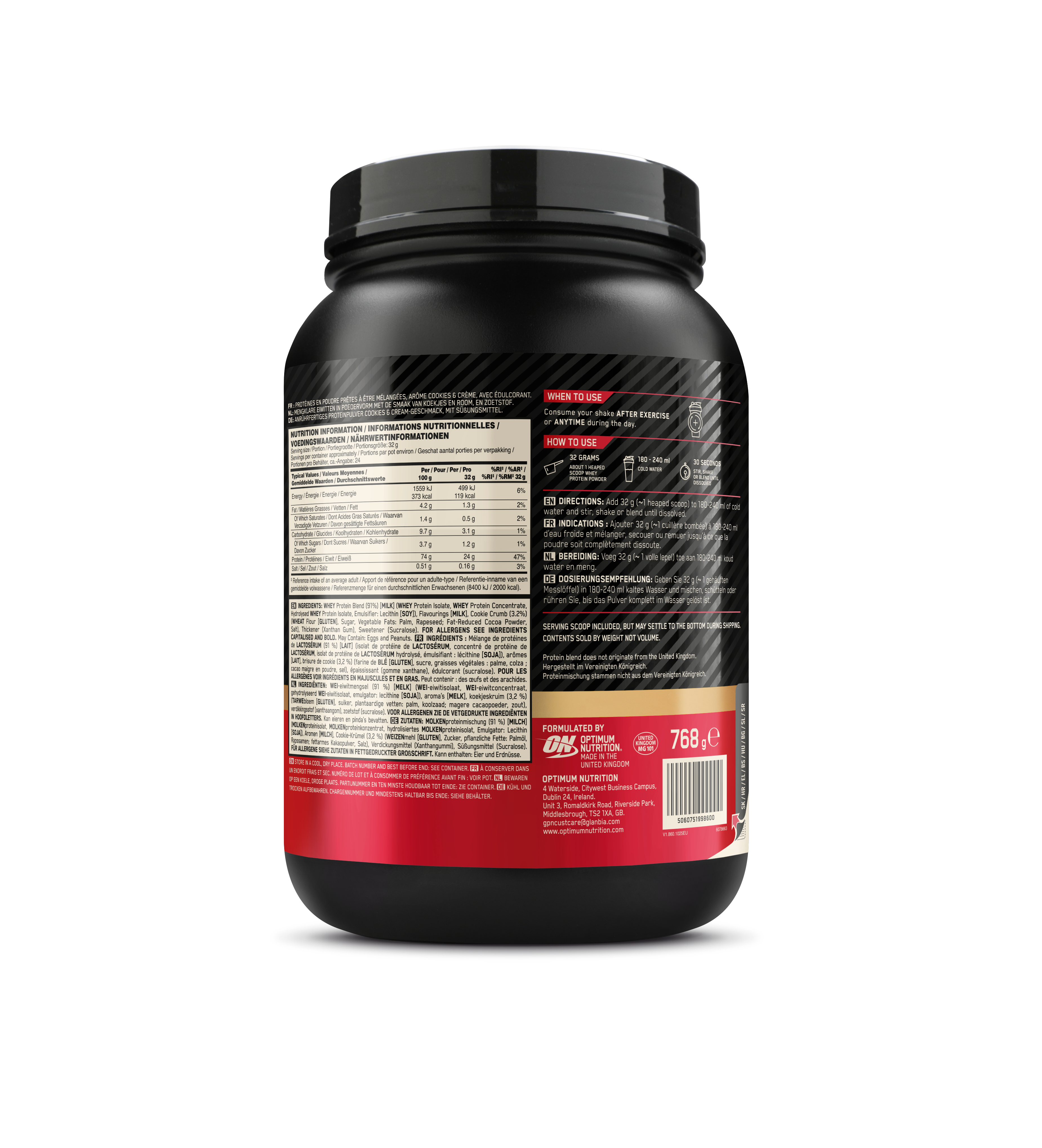 Optimum Nutrition Gold Standard 100% Whey - 780 g