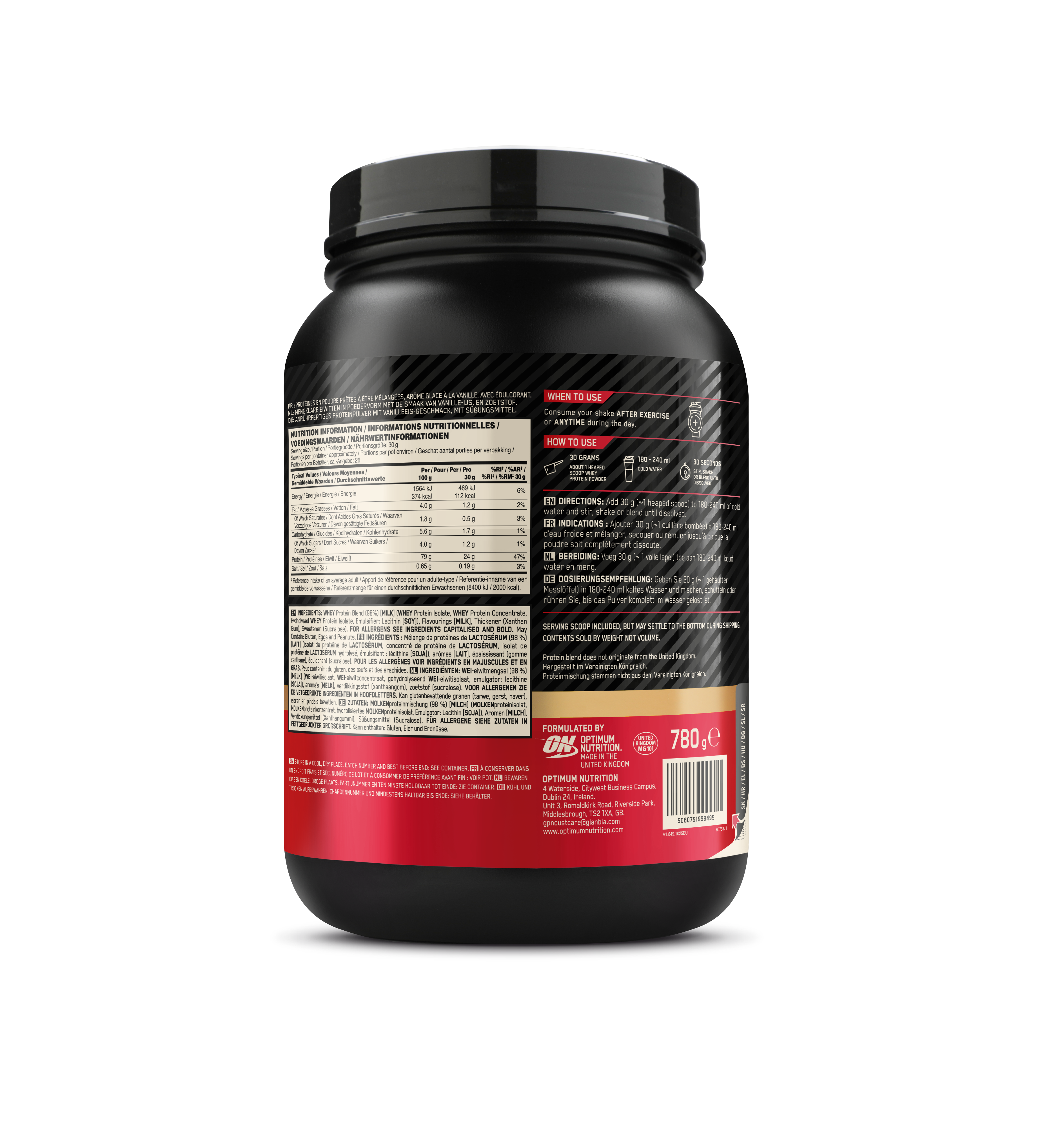 Optimum Nutrition Gold Standard 100% Whey - 780 g