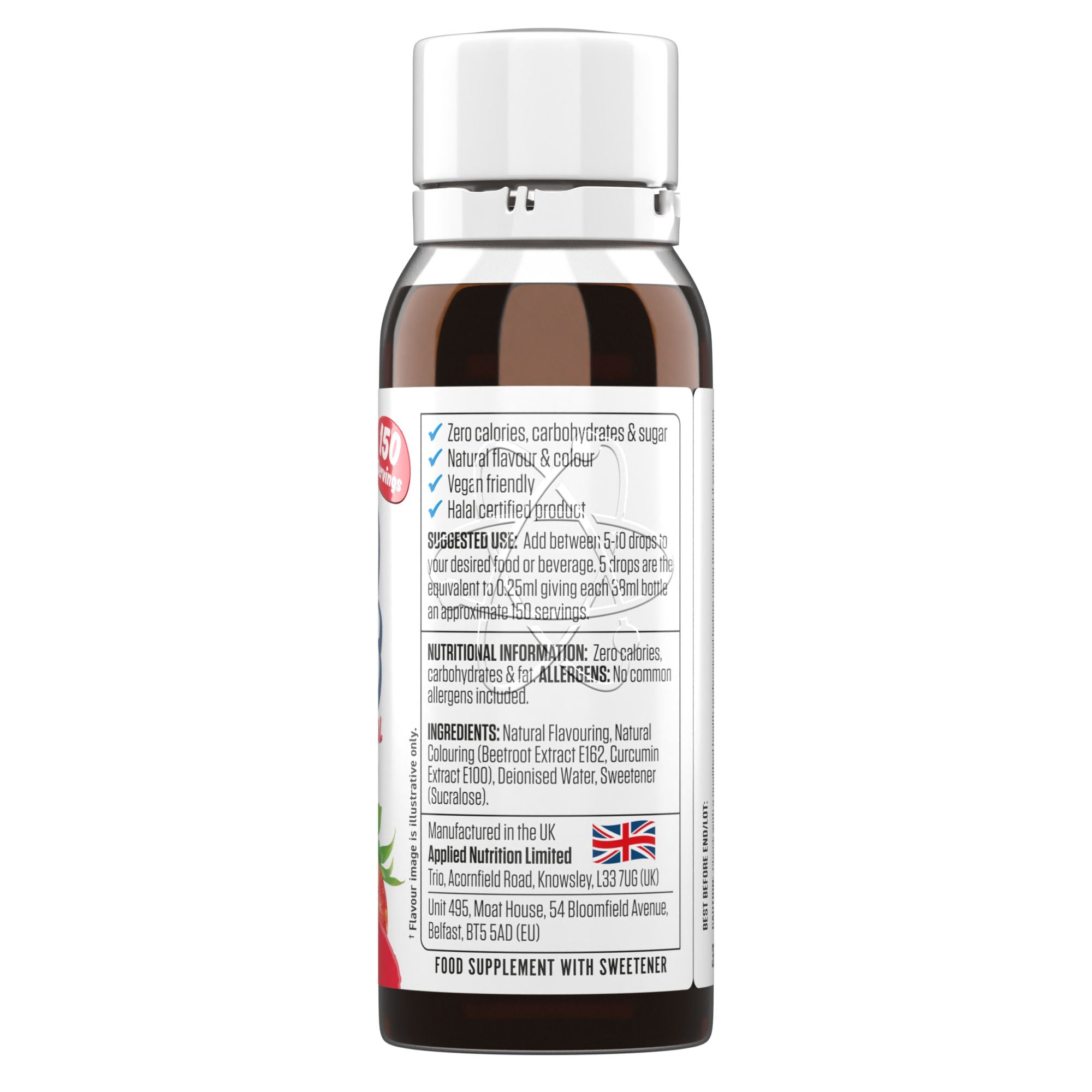 Applied Nutrition Fit Cuisine Flavo Drops - 38 ml