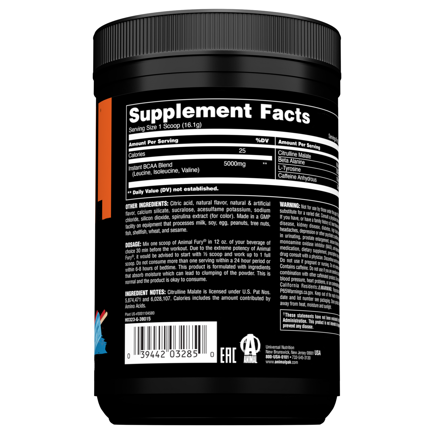 Animal Fury  - 30 servings