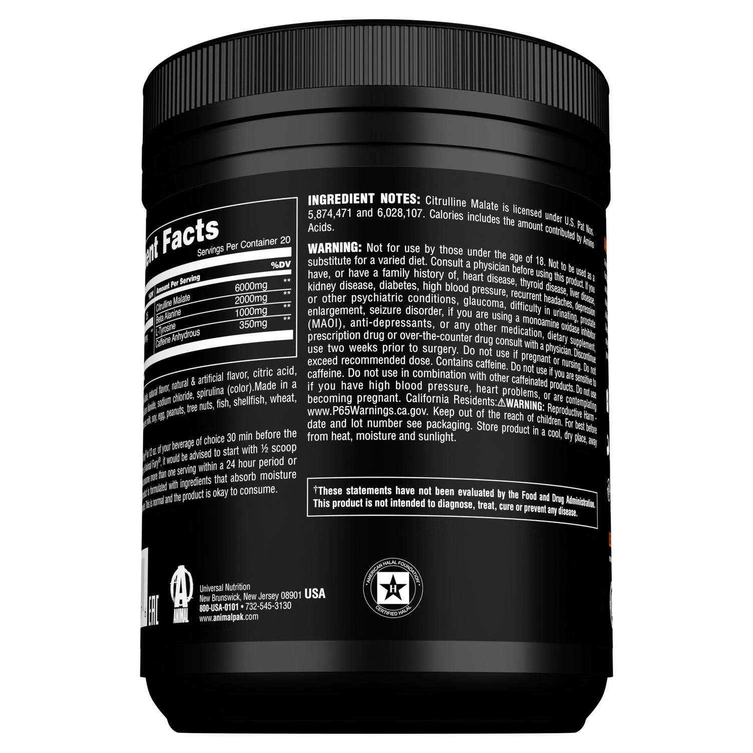 Animal Fury  - 20 servings