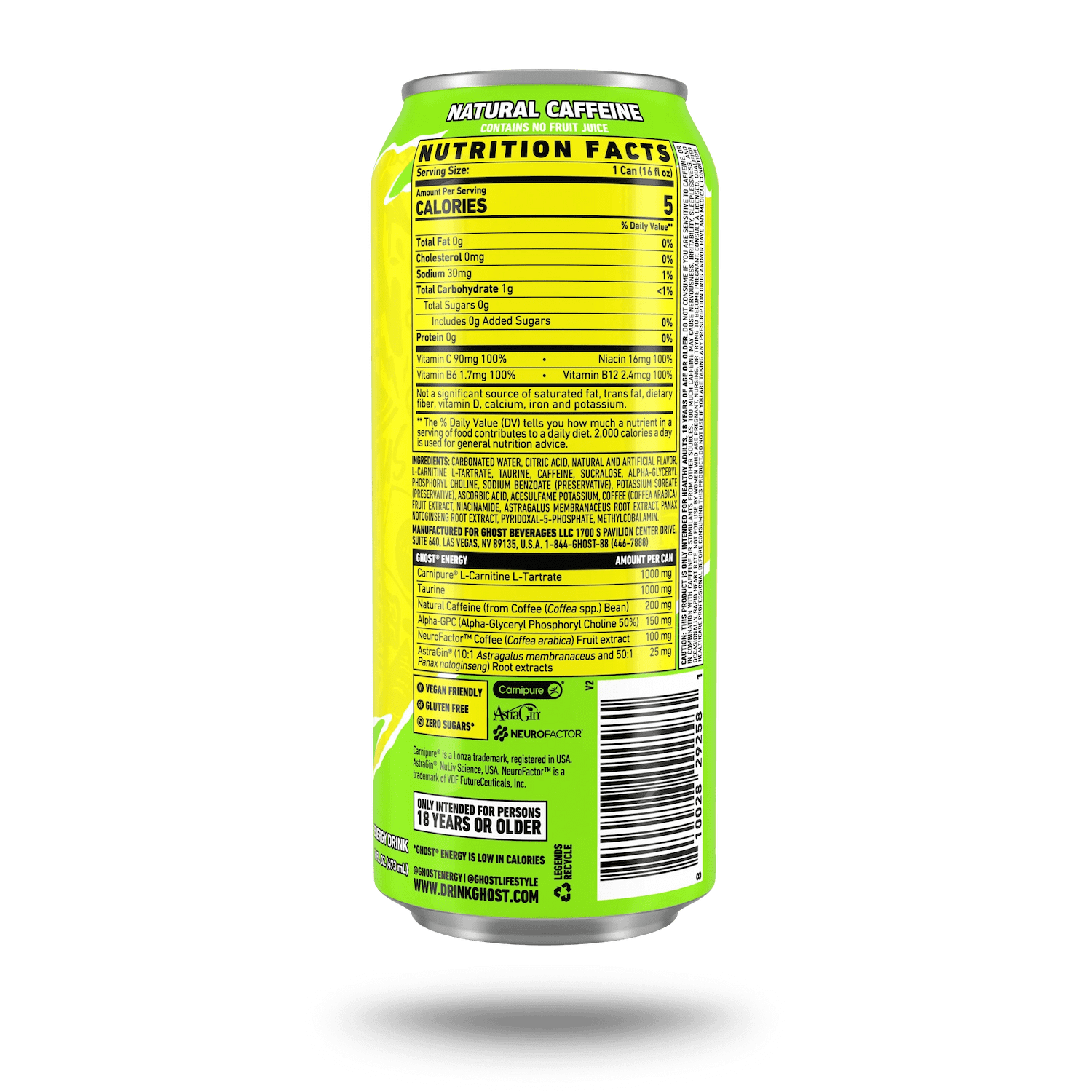 Ghost Energy - 12 x 500 ml