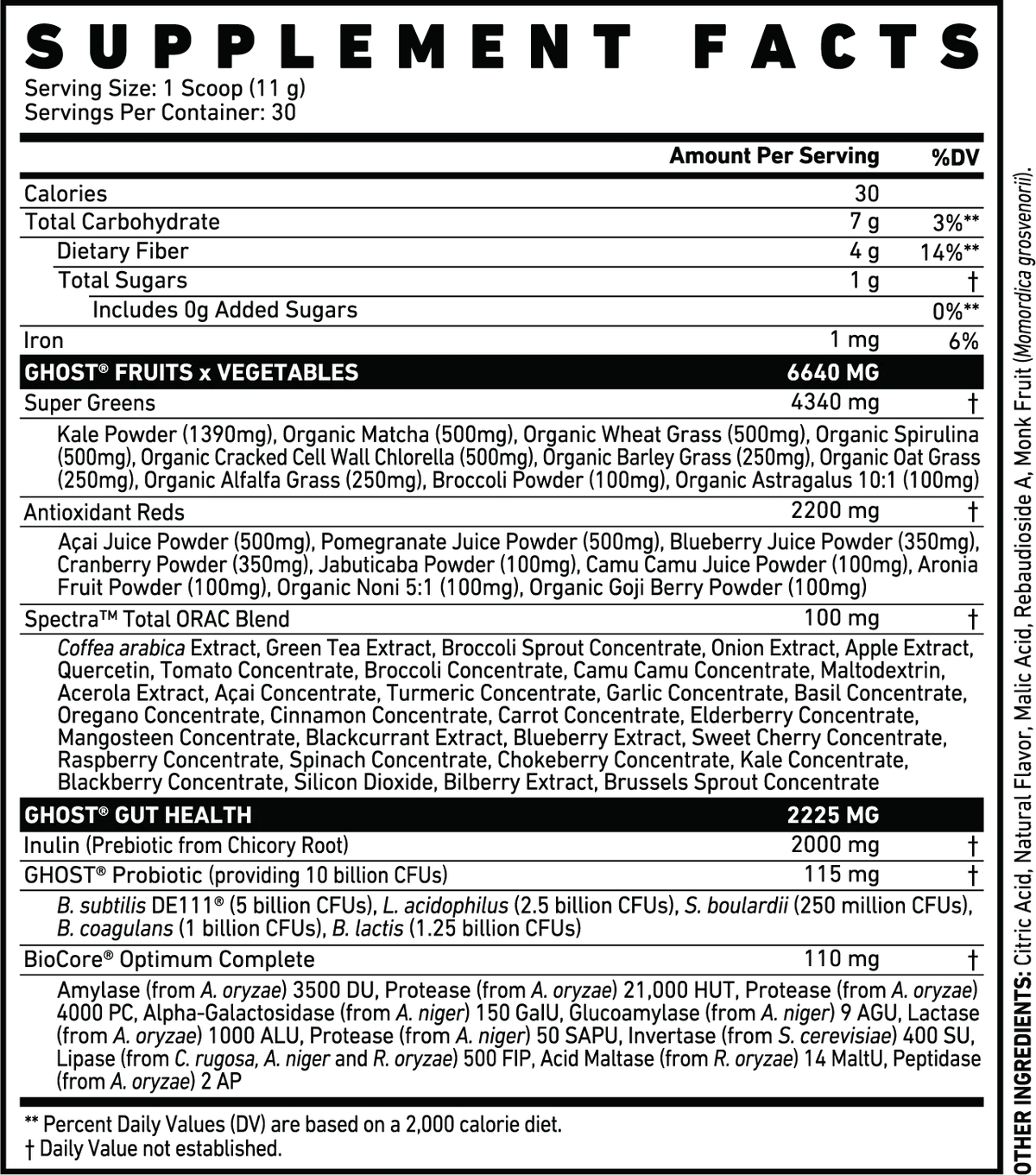 Ghost Greens - 30 servings