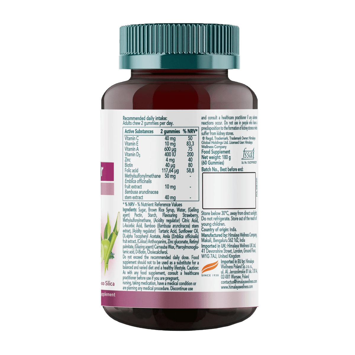 Himalaya Healthy Hair – 60 gummies
