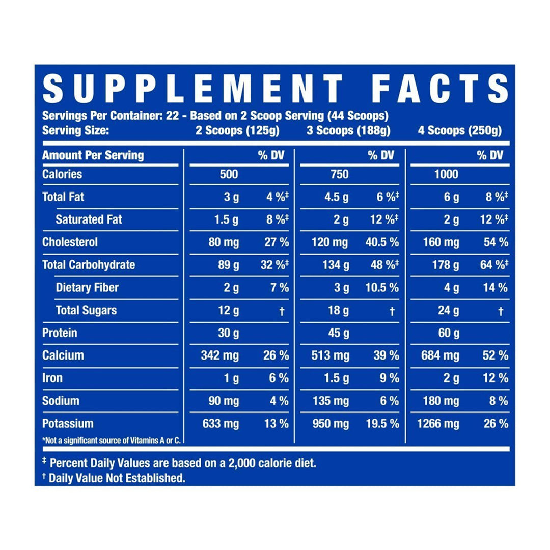 RCSS King Mass XL - 2750 g - Dark Chocolate