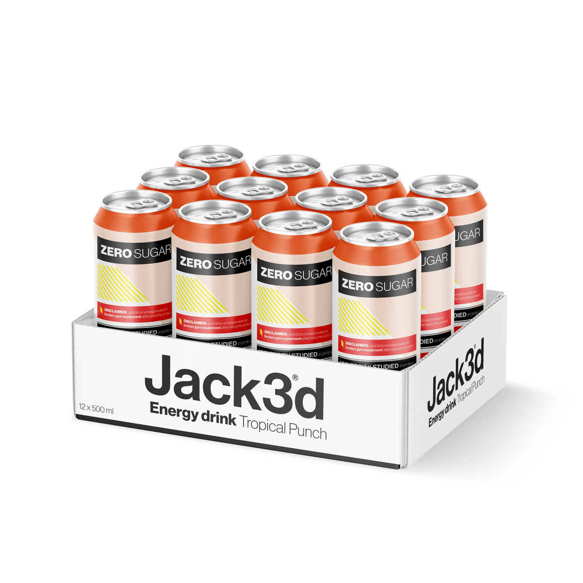 Jack3d Energy  - 12 x 500 ml