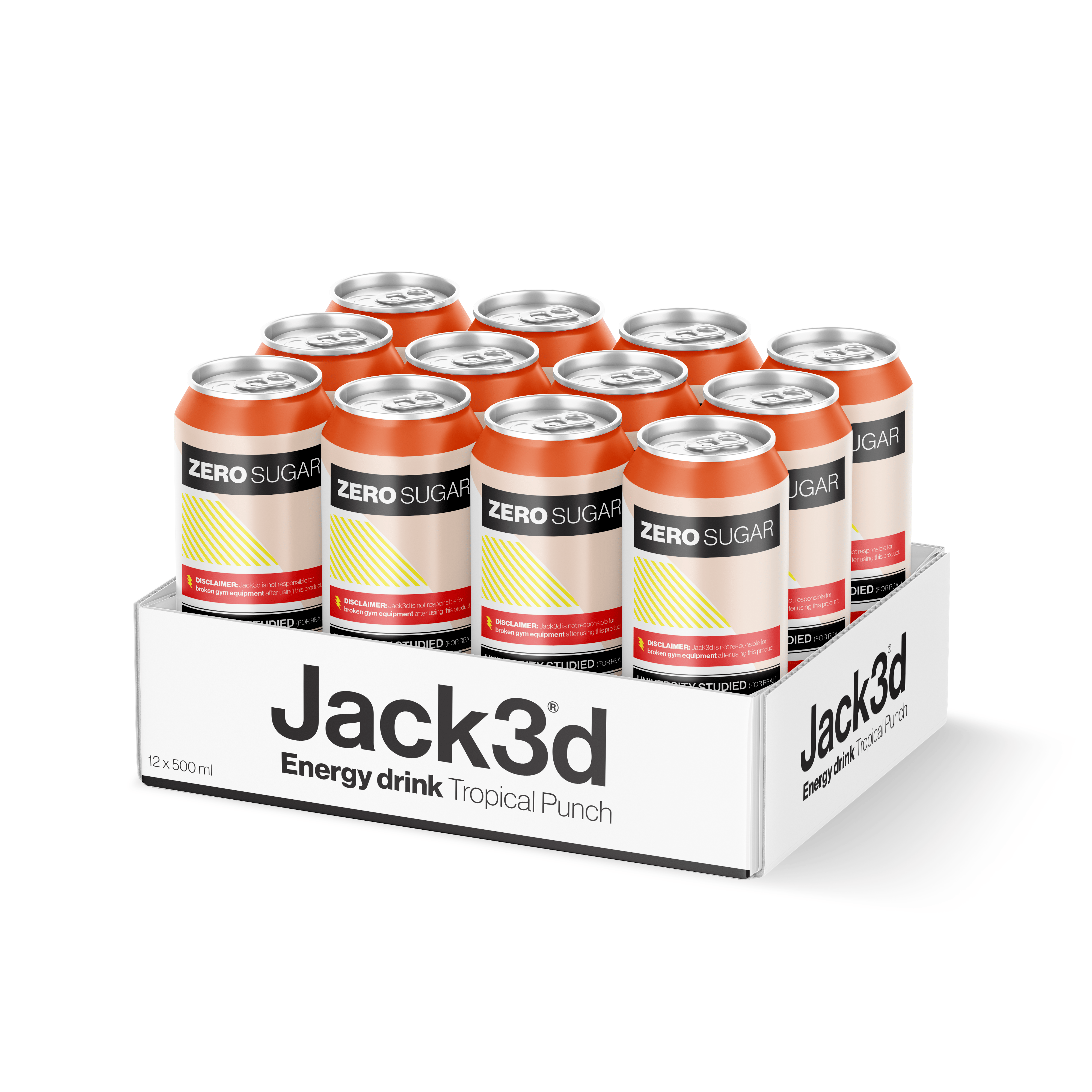 Jack3d Energy  - 12 x 500 ml