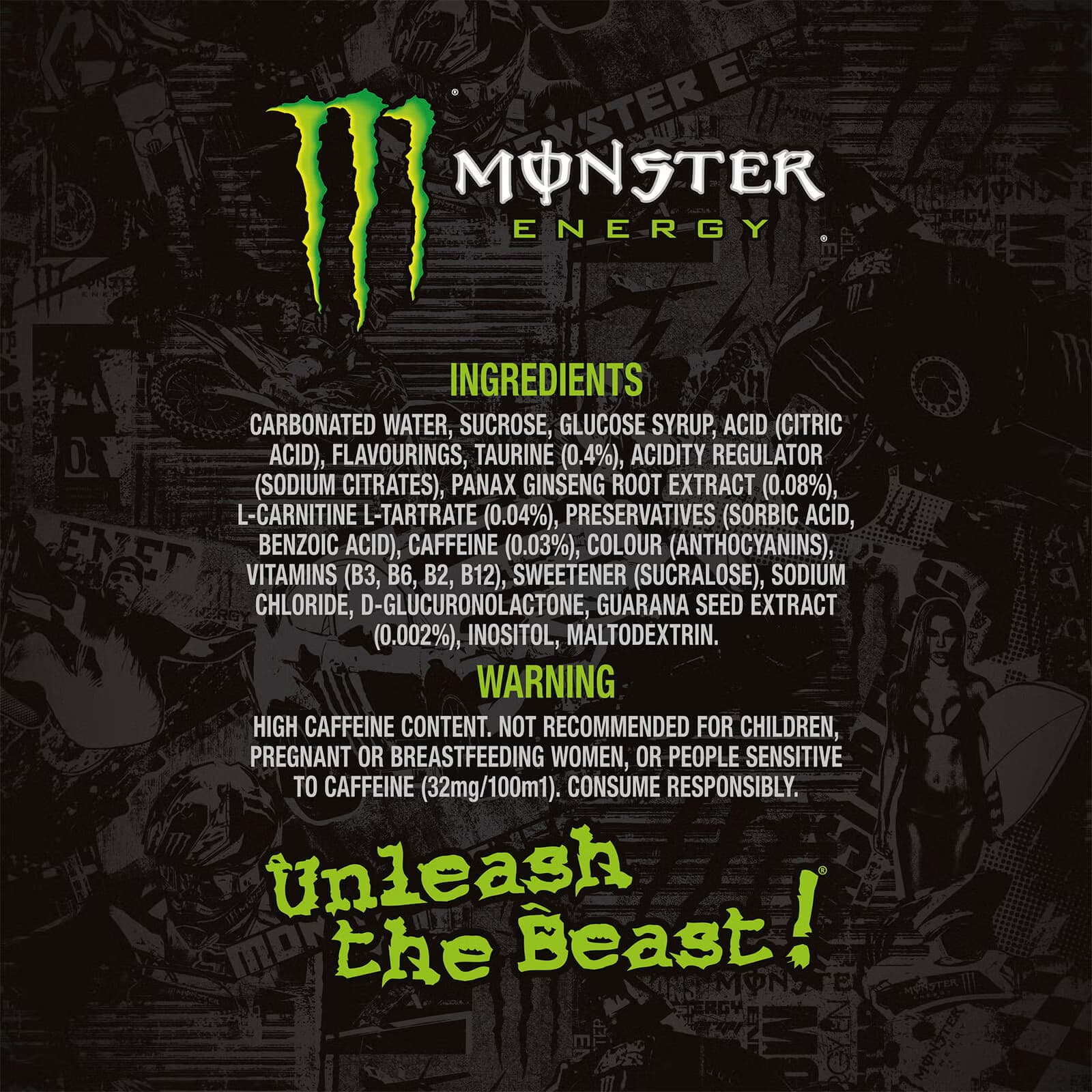 Monster Energy Original - 4 x 500 ml