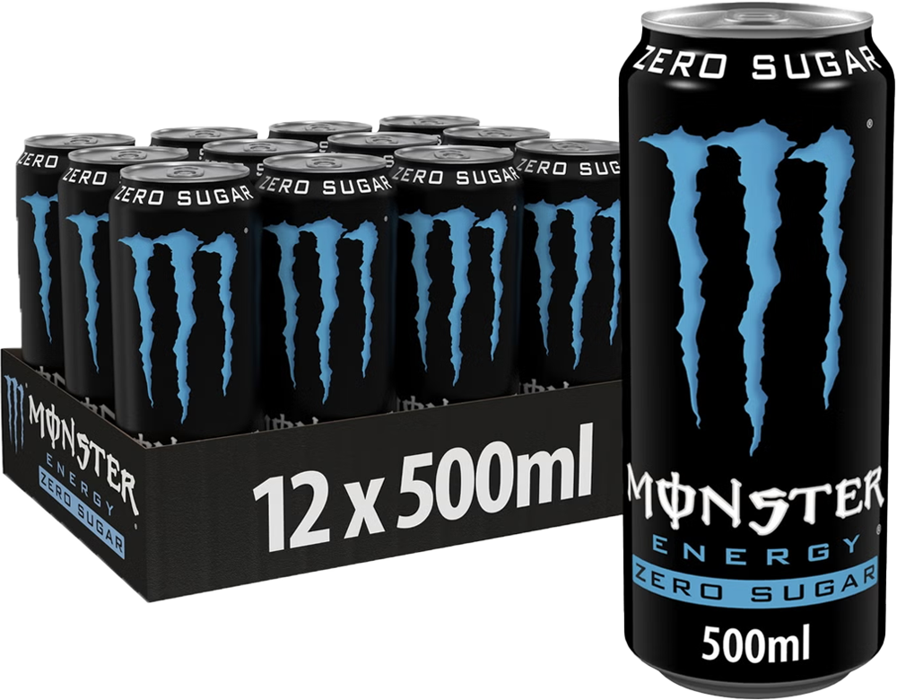 Monster Energy Absolutely Zero - 12 x 500 ml