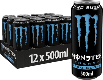 Monster Energy Absolutely Zero - 12 x 500 ml