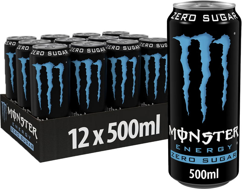 Monster Energy Absolutely Zero - 12 x 500 ml