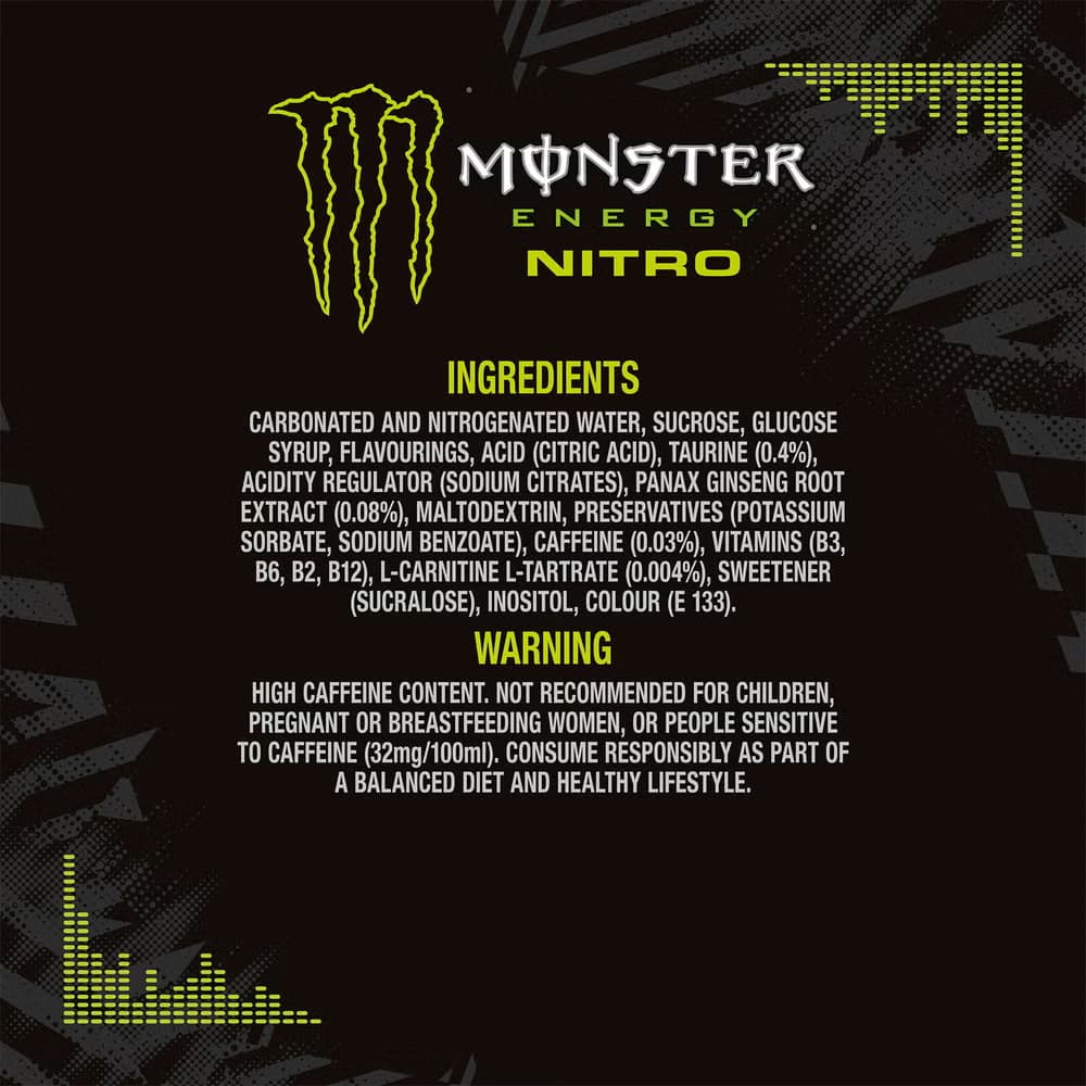 Monster Energy Nitro - 12 x 500 ml