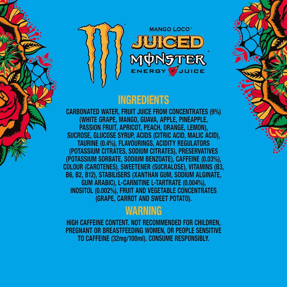Monster Energy Juiced - 12 x 500 ml