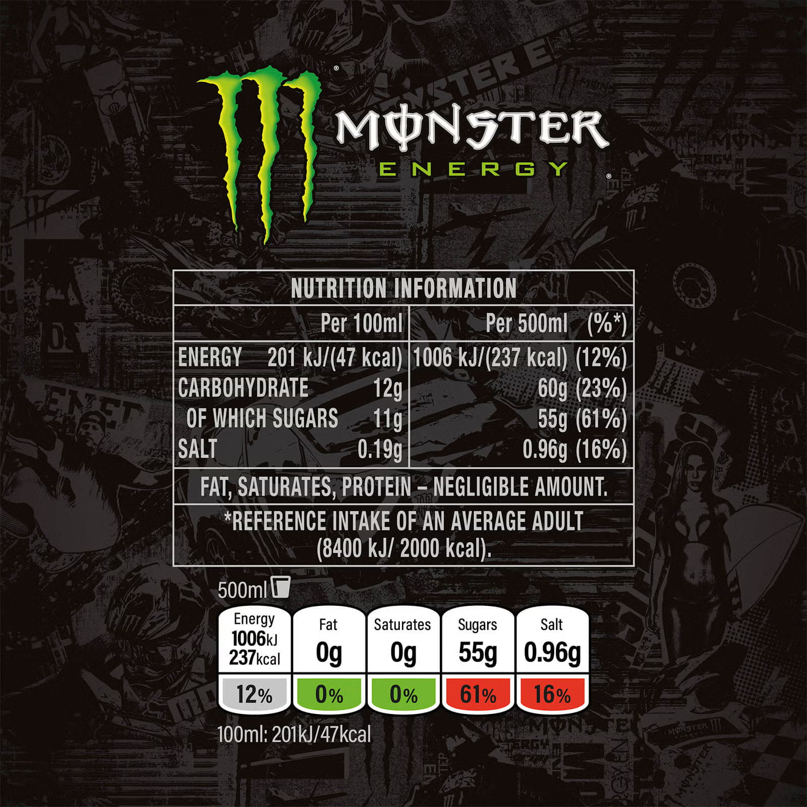 Monster Energy Original - 12 x 500 ml