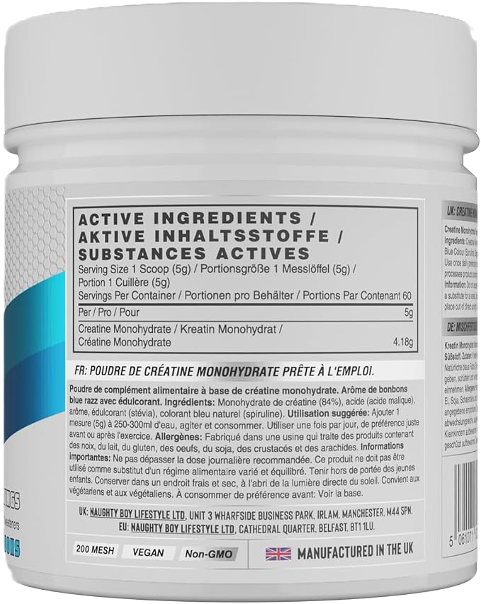 Naughty Boy Flavoured Creatine - 300 g