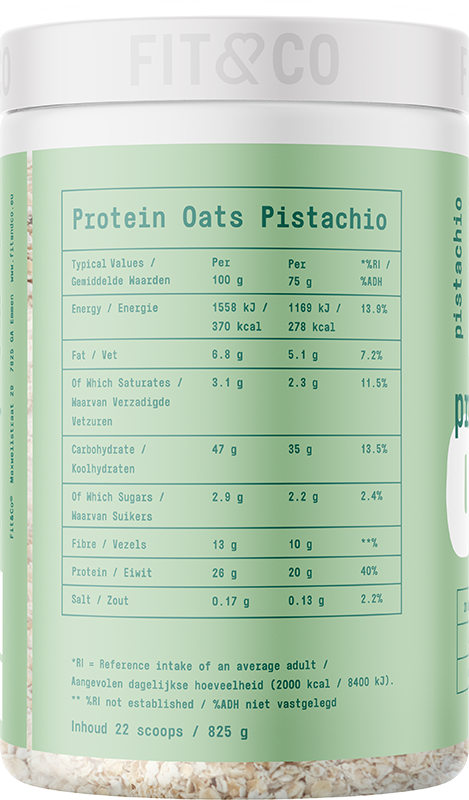 Fit & Co Protein Oats  - 825 g