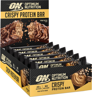 Optimum Nutrition Protein Crisp Bar - 10 x 65 g - Peanut Butter
