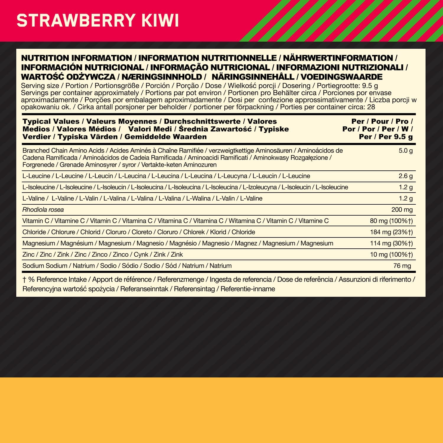 Optimum Nutrition Gold Standard BCAA Train + Sustain - 266 g
