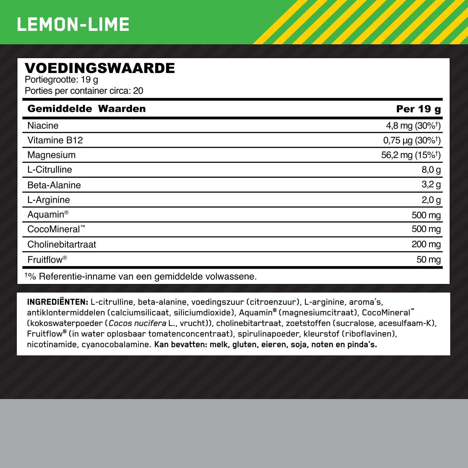 Optimum Nutrition Platinum Pump Pre-workout - 380 g