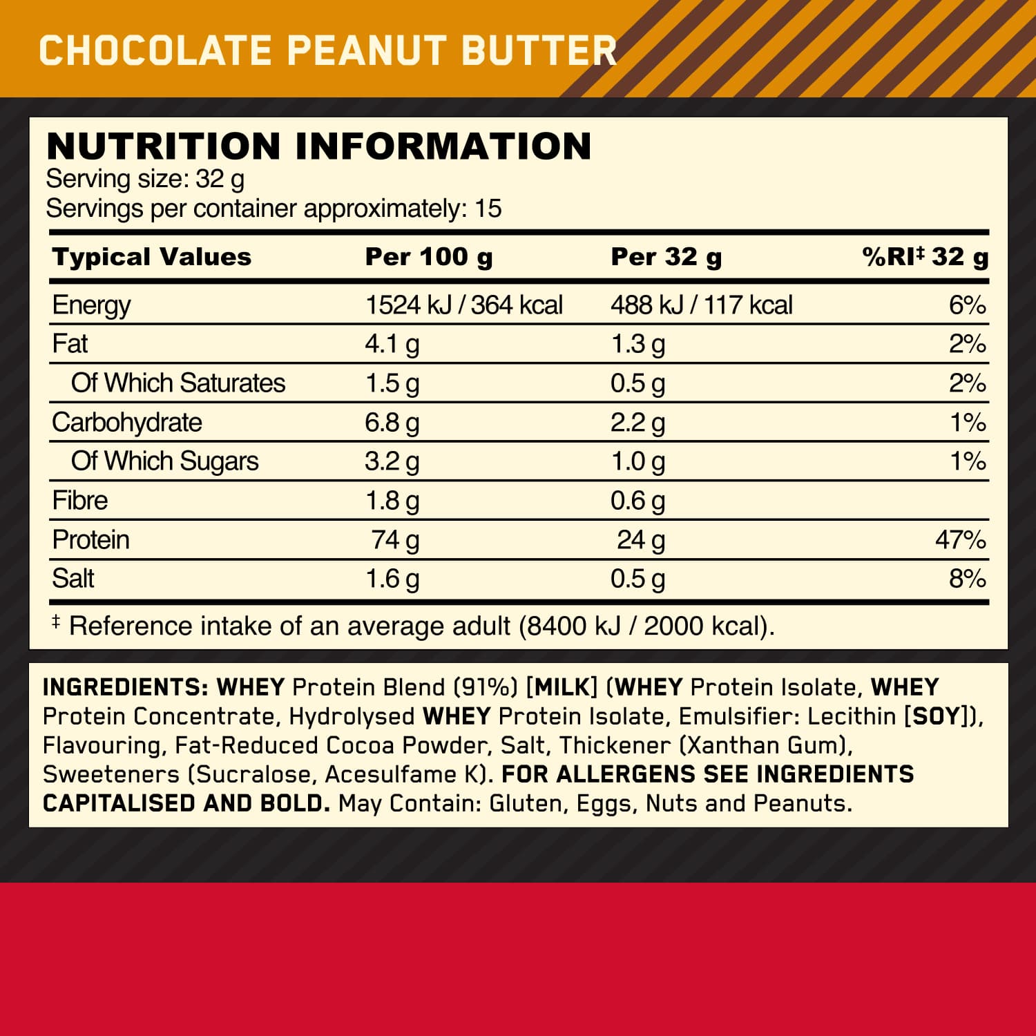 Optimum Nutrition Gold Standard 100% Whey - 450 g