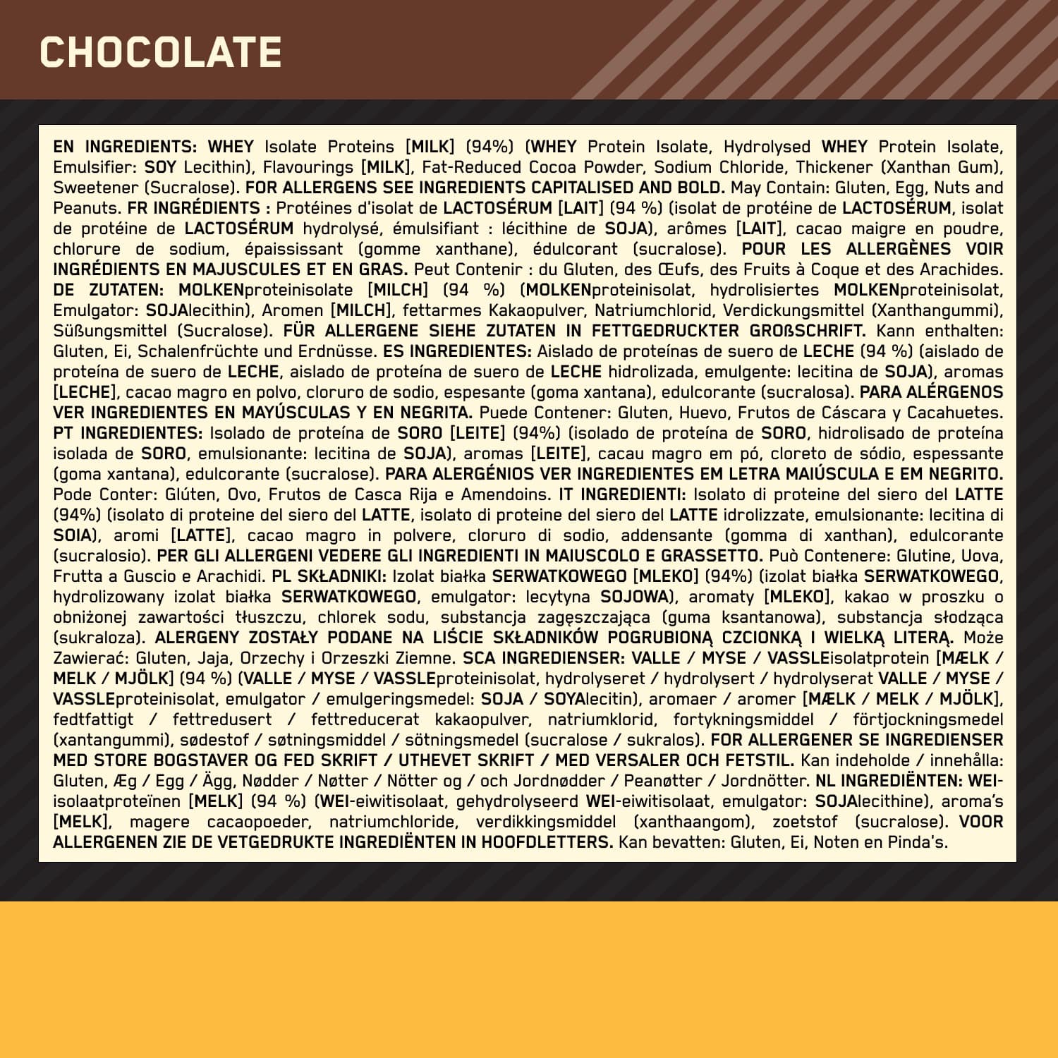 Optimum Nutrition Gold Standard 100% Isolate - 930 g