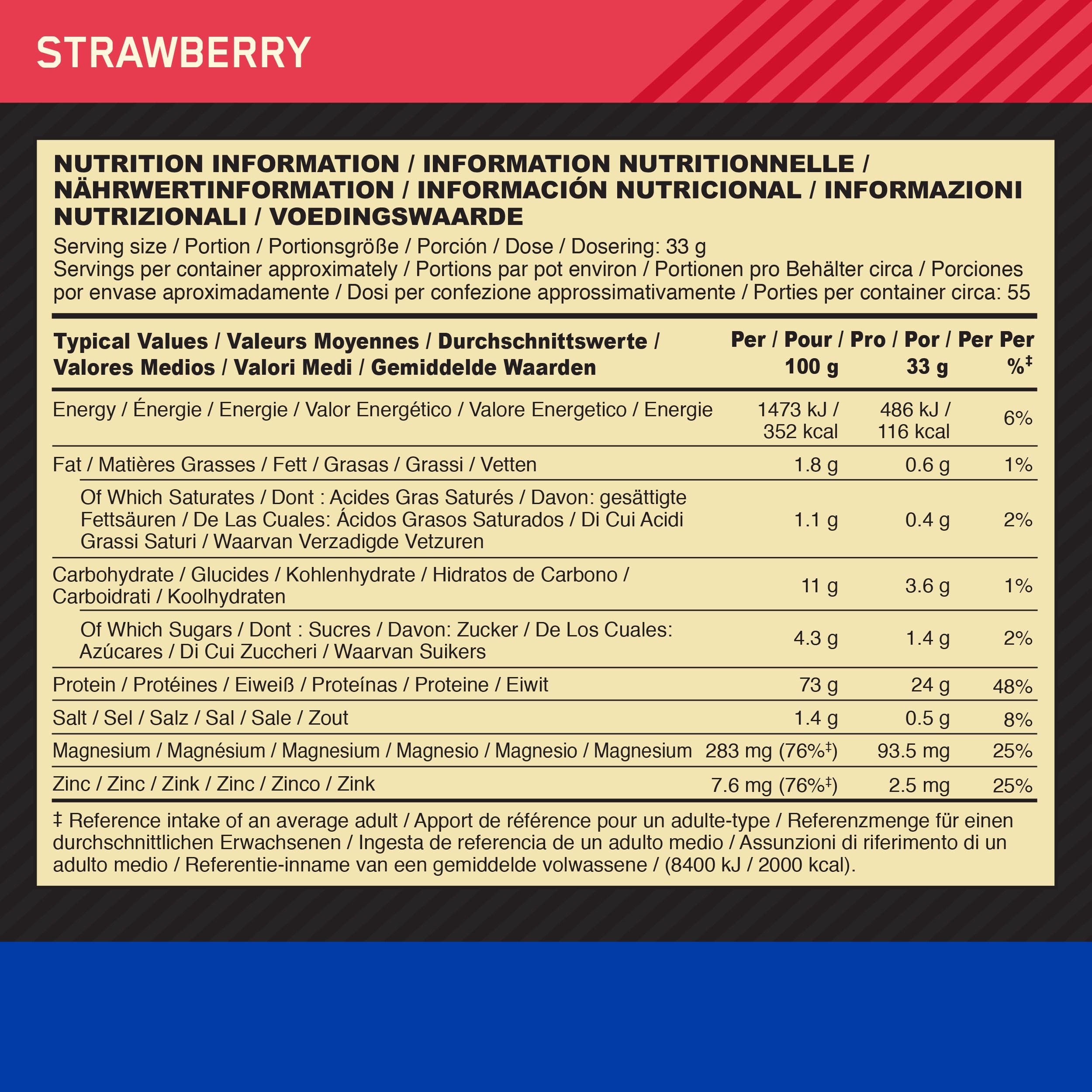 Optimum Nutrition Gold Standard 100% Casein - 1820 g