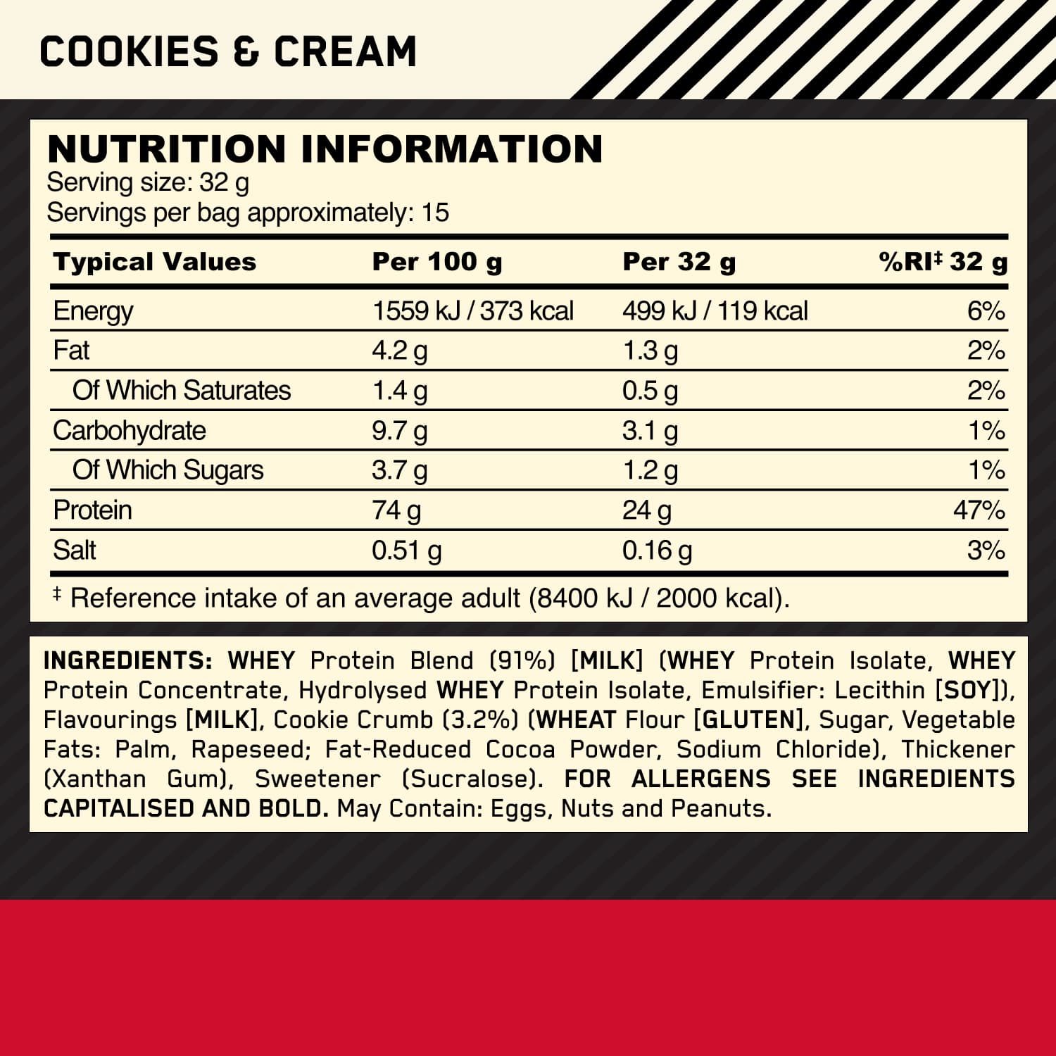 Optimum Nutrition Gold Standard 100% Whey - 450 g