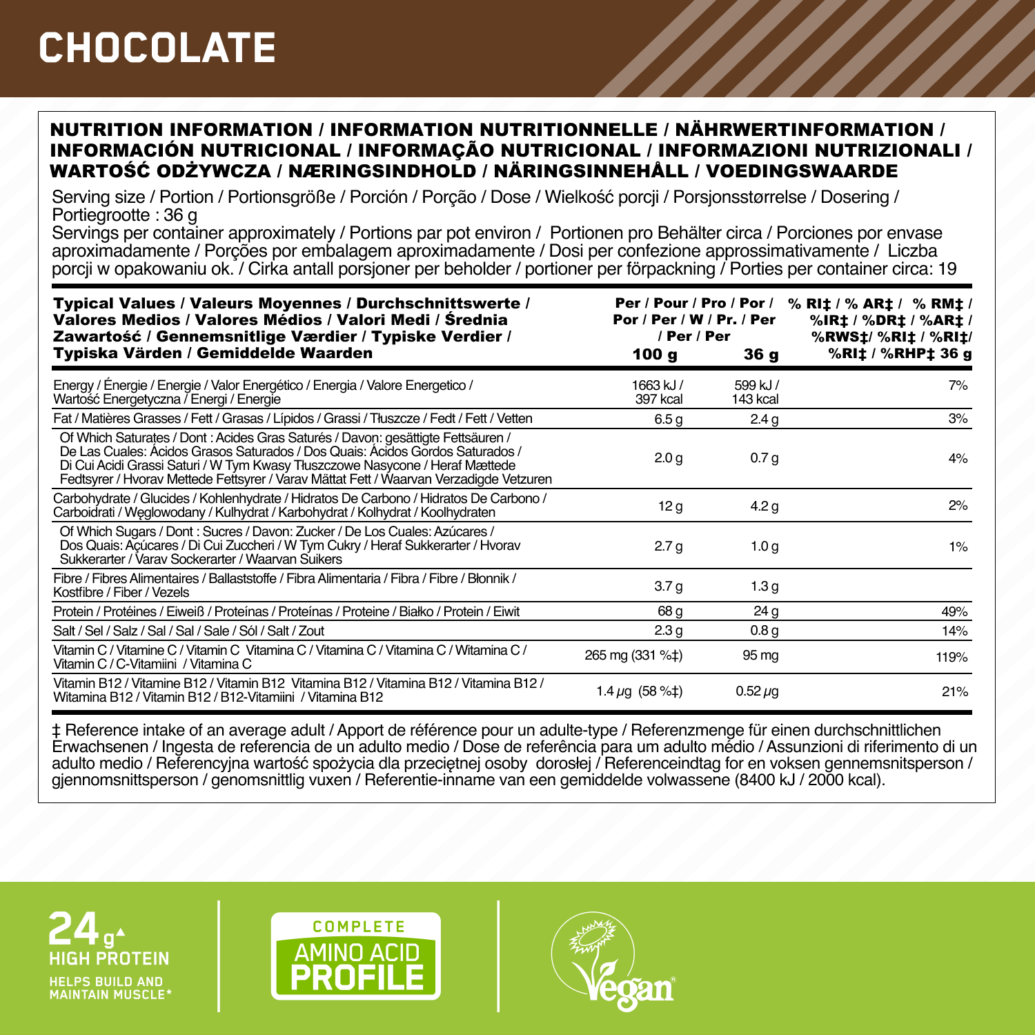 Optimum Nutrition Gold Standard 100% Plant Protein - 684 g