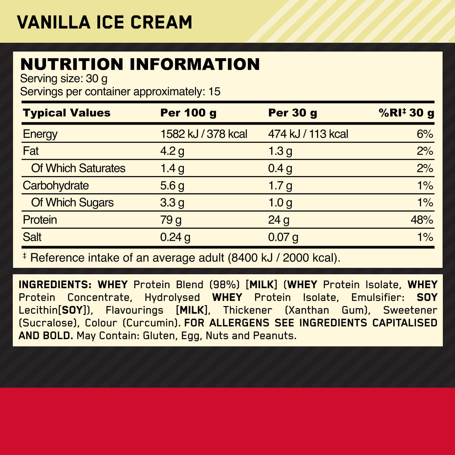 Optimum Nutrition Gold Standard 100% Whey - 450 g