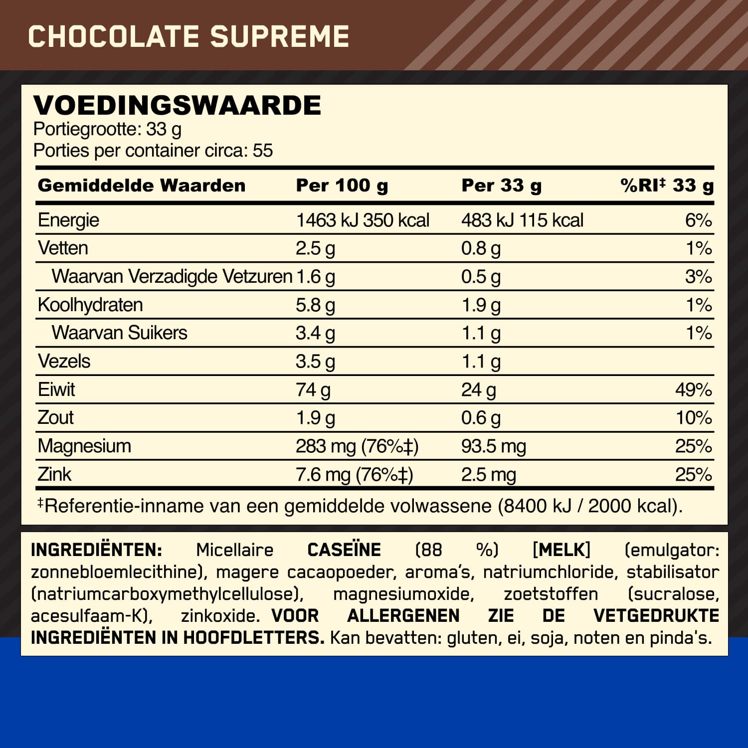 Optimum Nutrition Gold Standard 100% Casein - 924 g