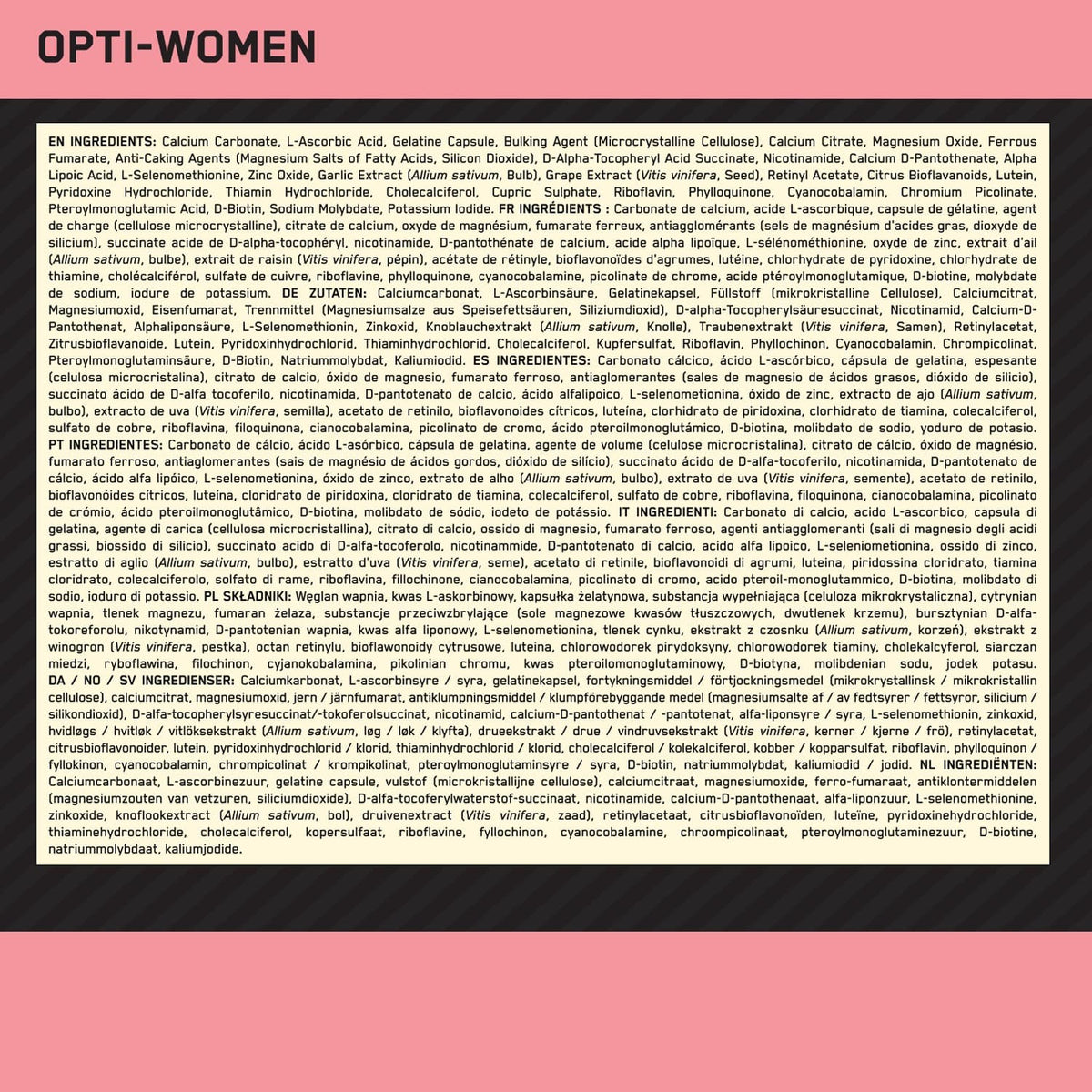 Optimum Nutrition Opti-Women