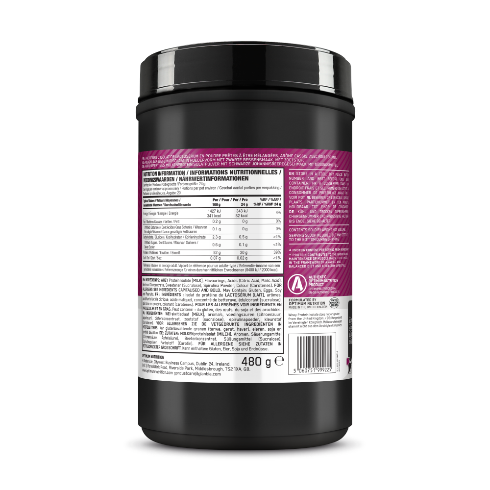 Optimum Nutrition Clear Protein Isolate - 480 g