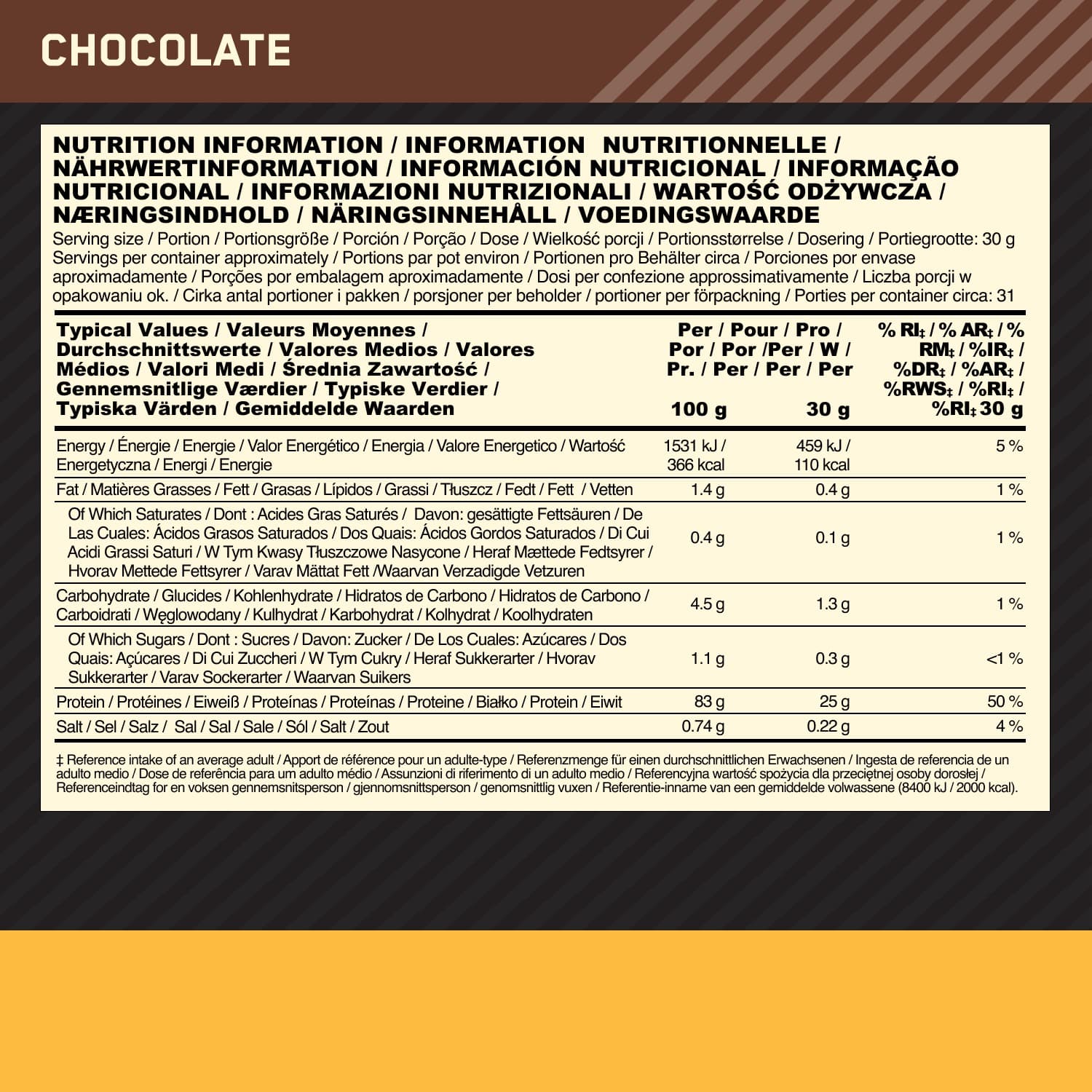 Optimum Nutrition Gold Standard 100% Isolate - 930 g