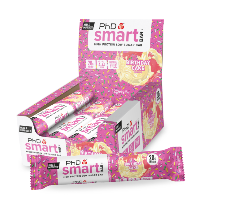 PhD Nutrition Smart Bars - 12 x 64 g