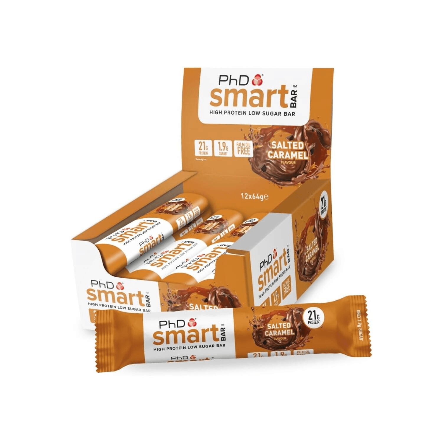 PhD Nutrition Smart Bars - 12 x 64 g