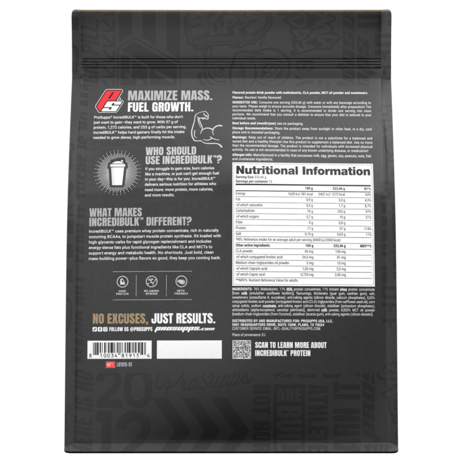 ProSupps Incredibulk Gainer - 5443 g