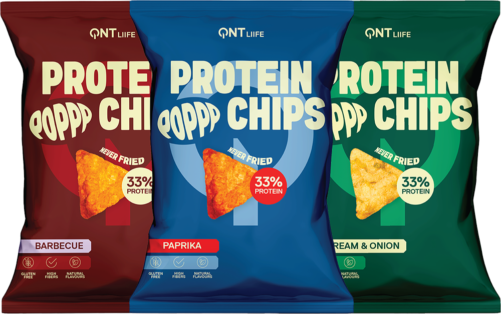 QNT LIIFE Protein Chips - 12 x 50 g