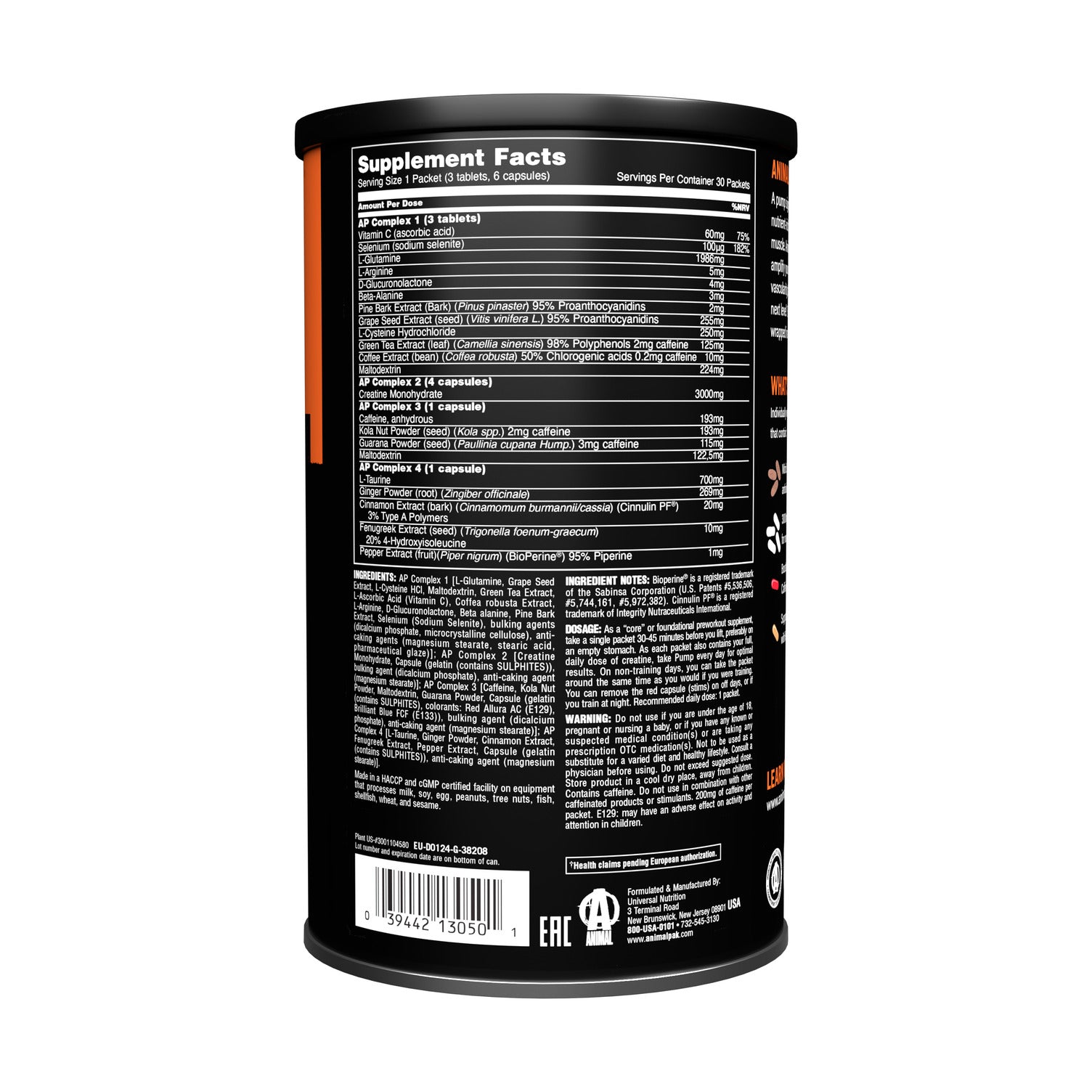 Animal Pump - 30 packs