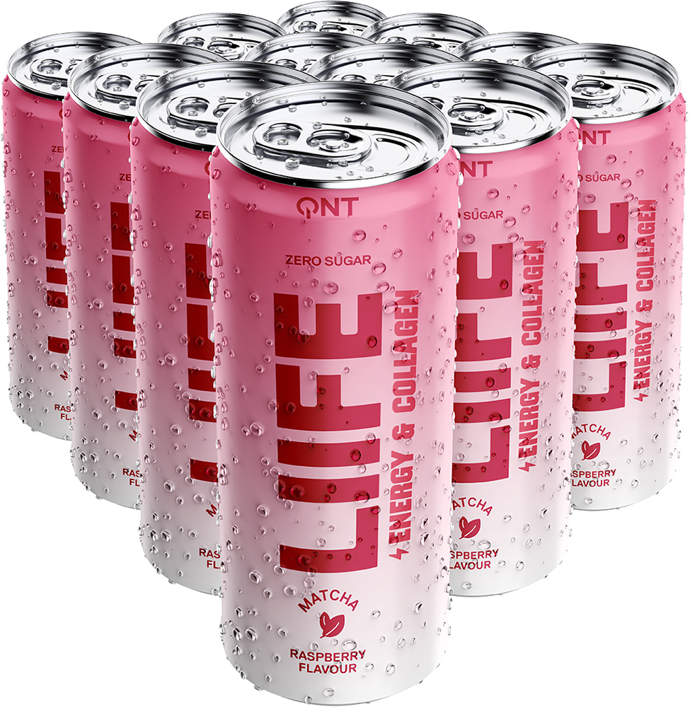 QNT LIIFE Energy & Collagen Matcha - 12 x 250 ml