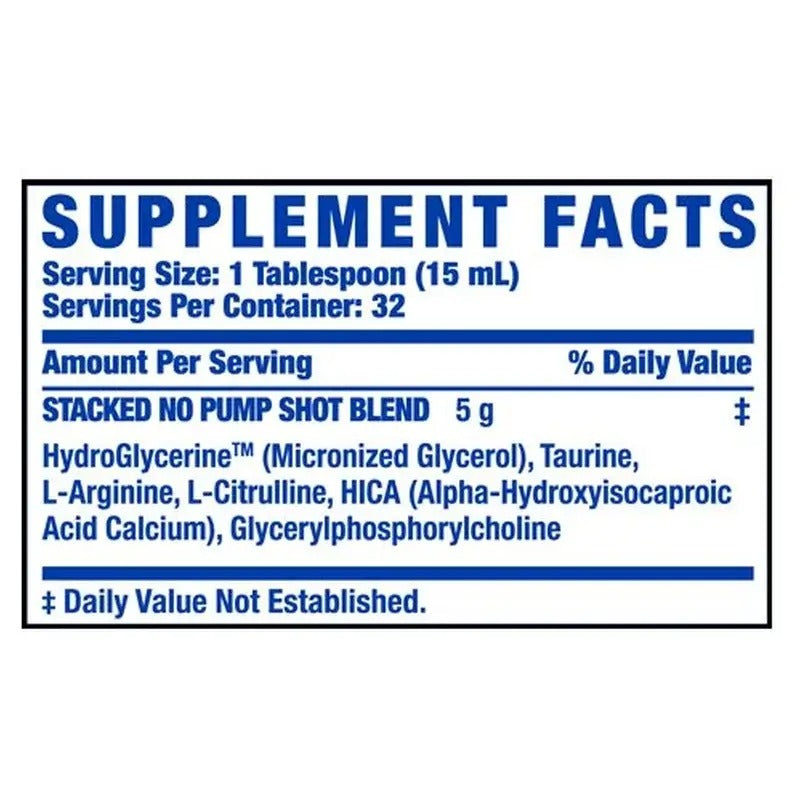 RCSS Stacked-NO Pump Shot - 473 ml