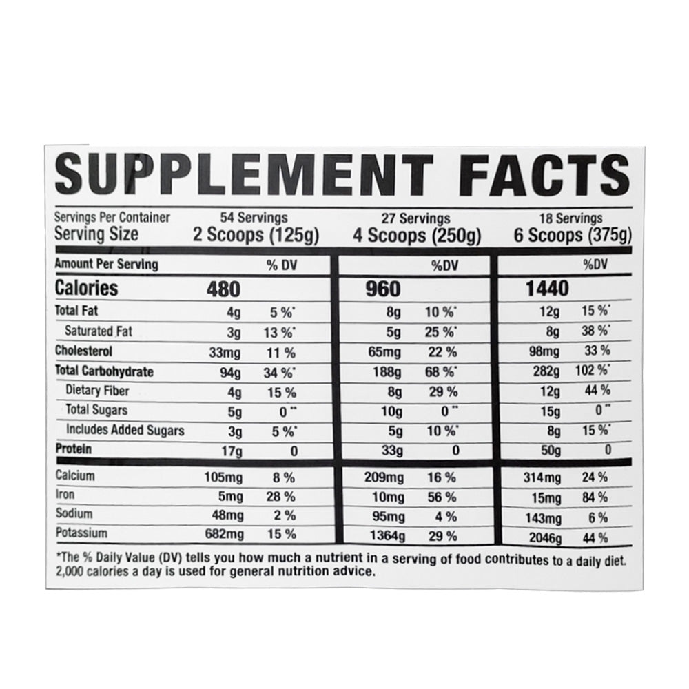 RCSS King Mass XXL - 6800 g - Milk Chocolate