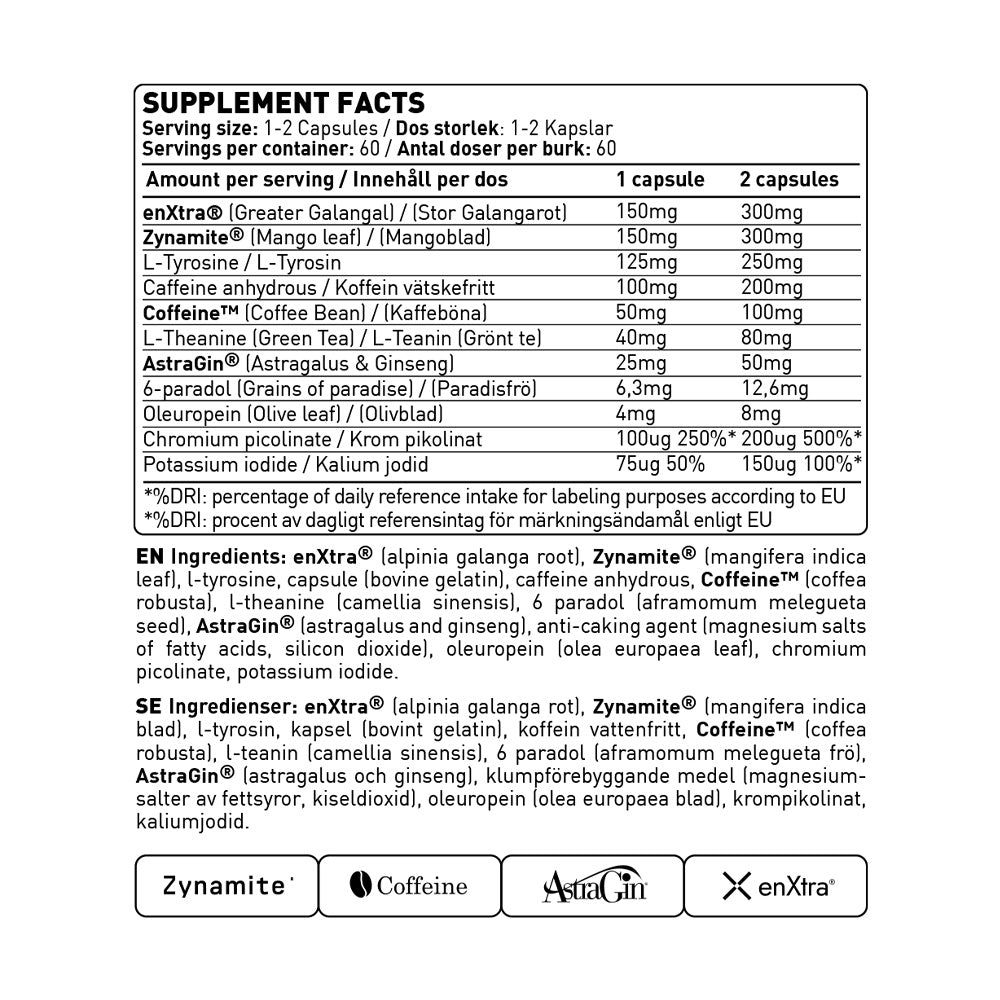 Swedish Supplements Fucked Up Spike - 60 caps