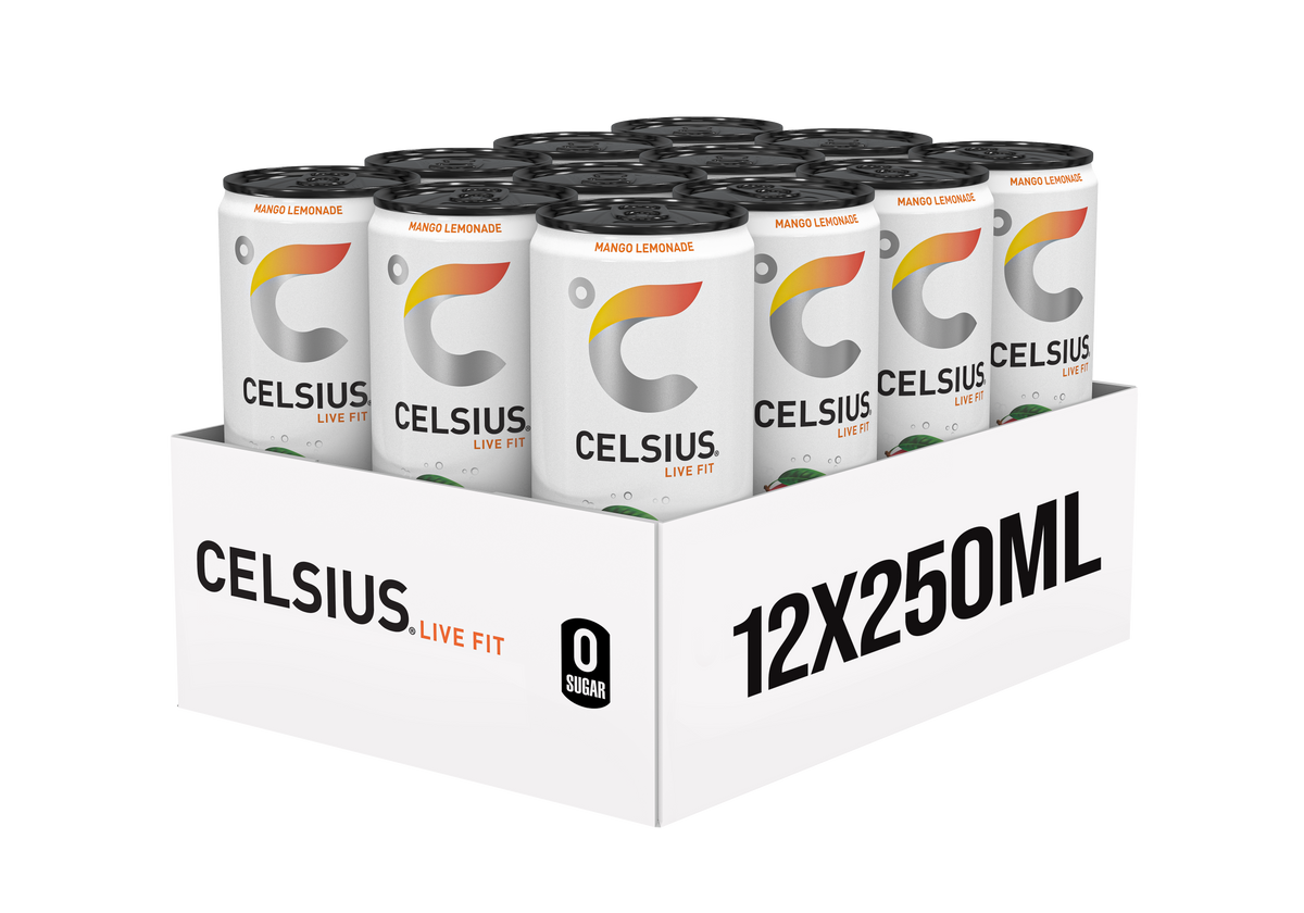 Celsius Sparkling Energy Drink - 12 x 250 ml