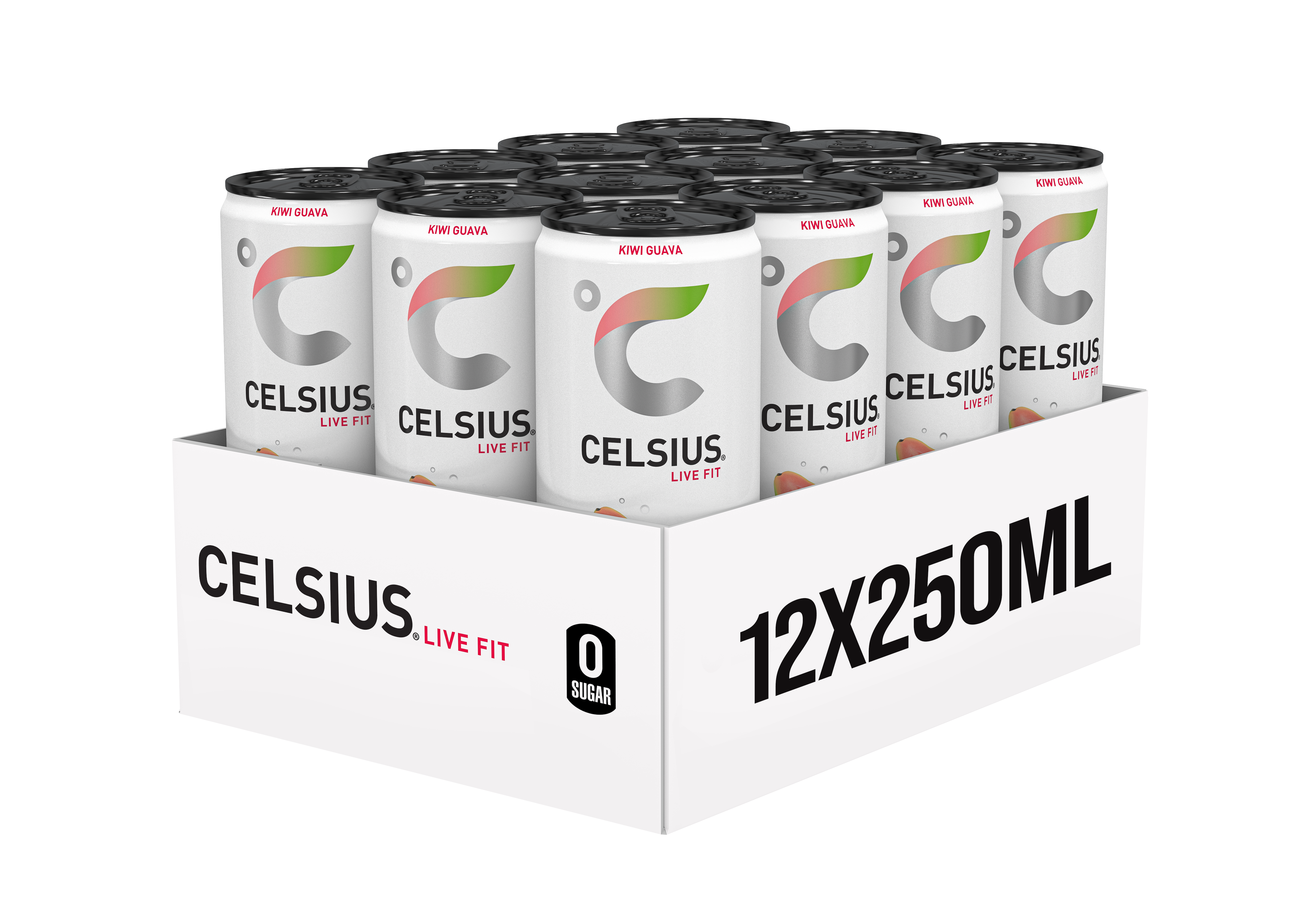 Celsius Sparkling Energy Drink - 12 x 250 ml