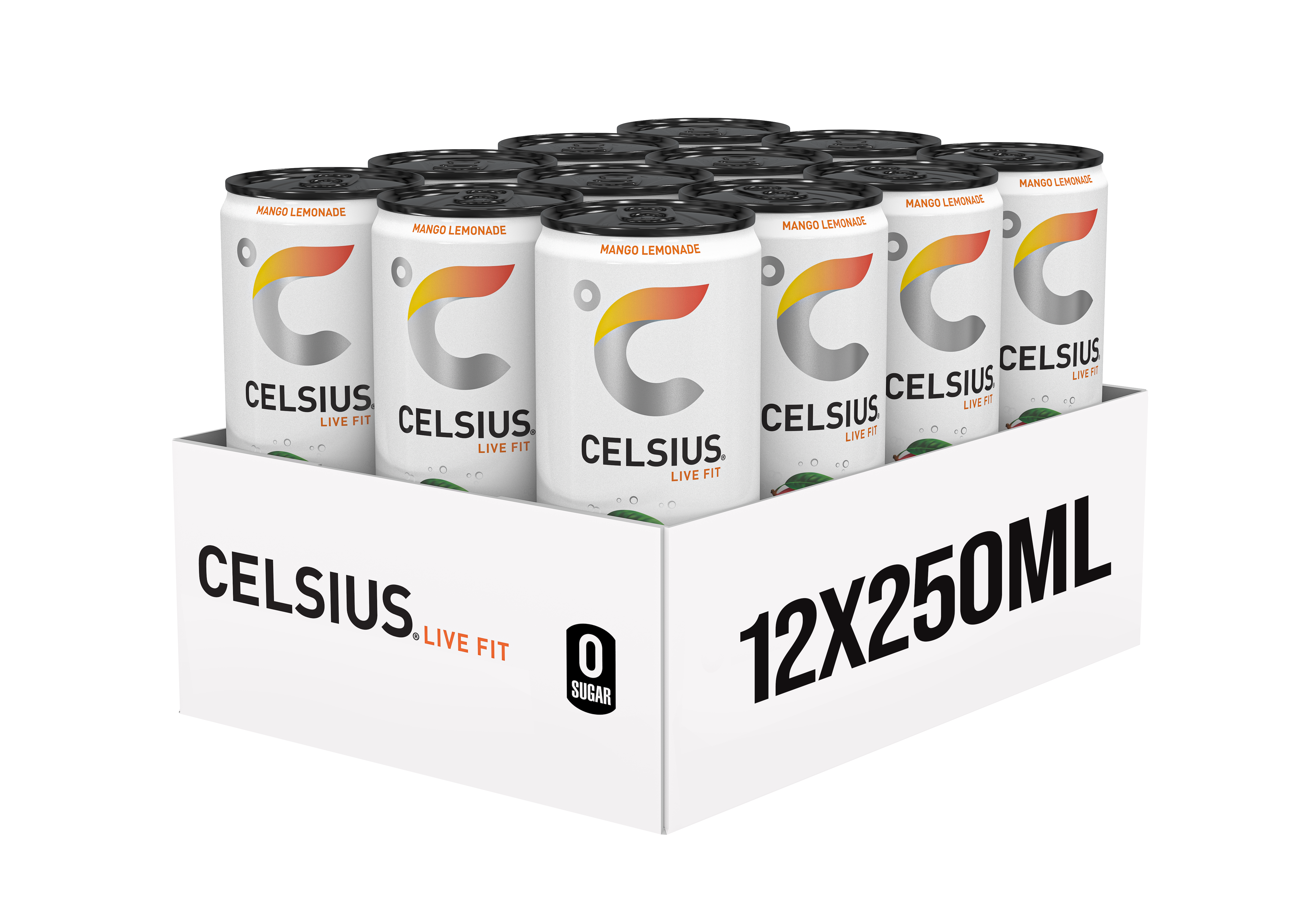 Celsius Sparkling Energy Drink - 12 x 250 ml