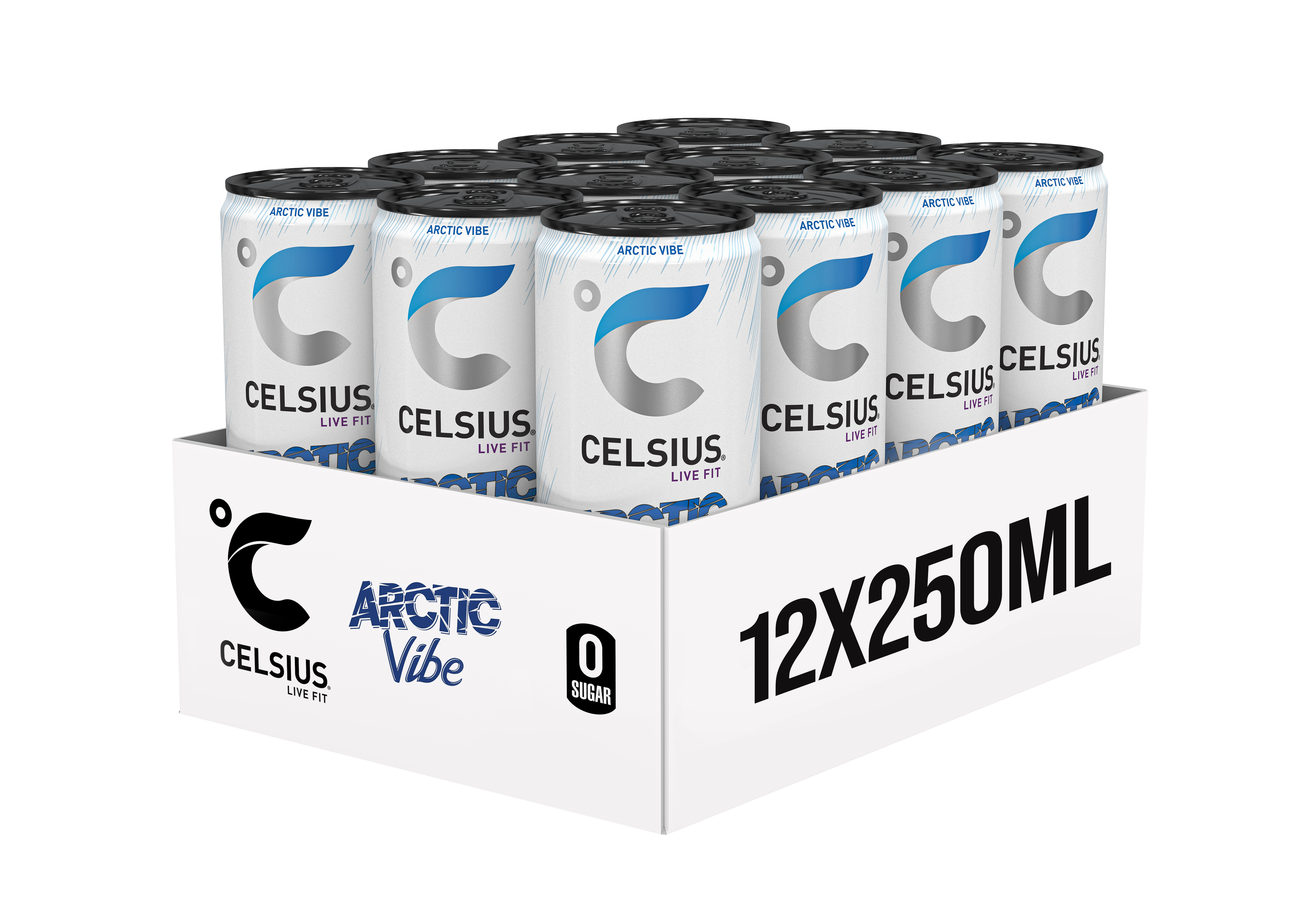 Celsius Sparkling Energy Drink - 12 x 250 ml