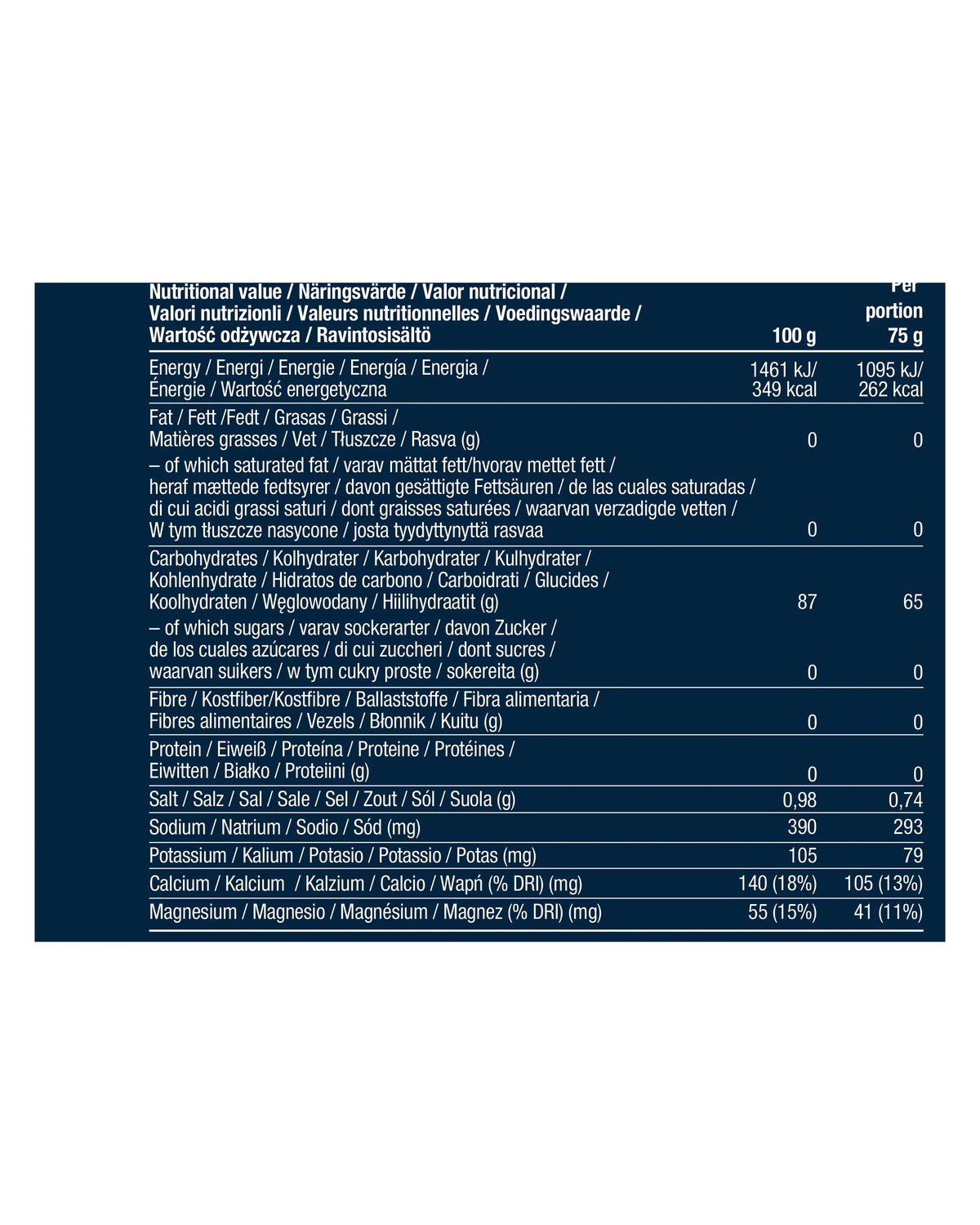 Vitargo +Electrolyte - 1500 g