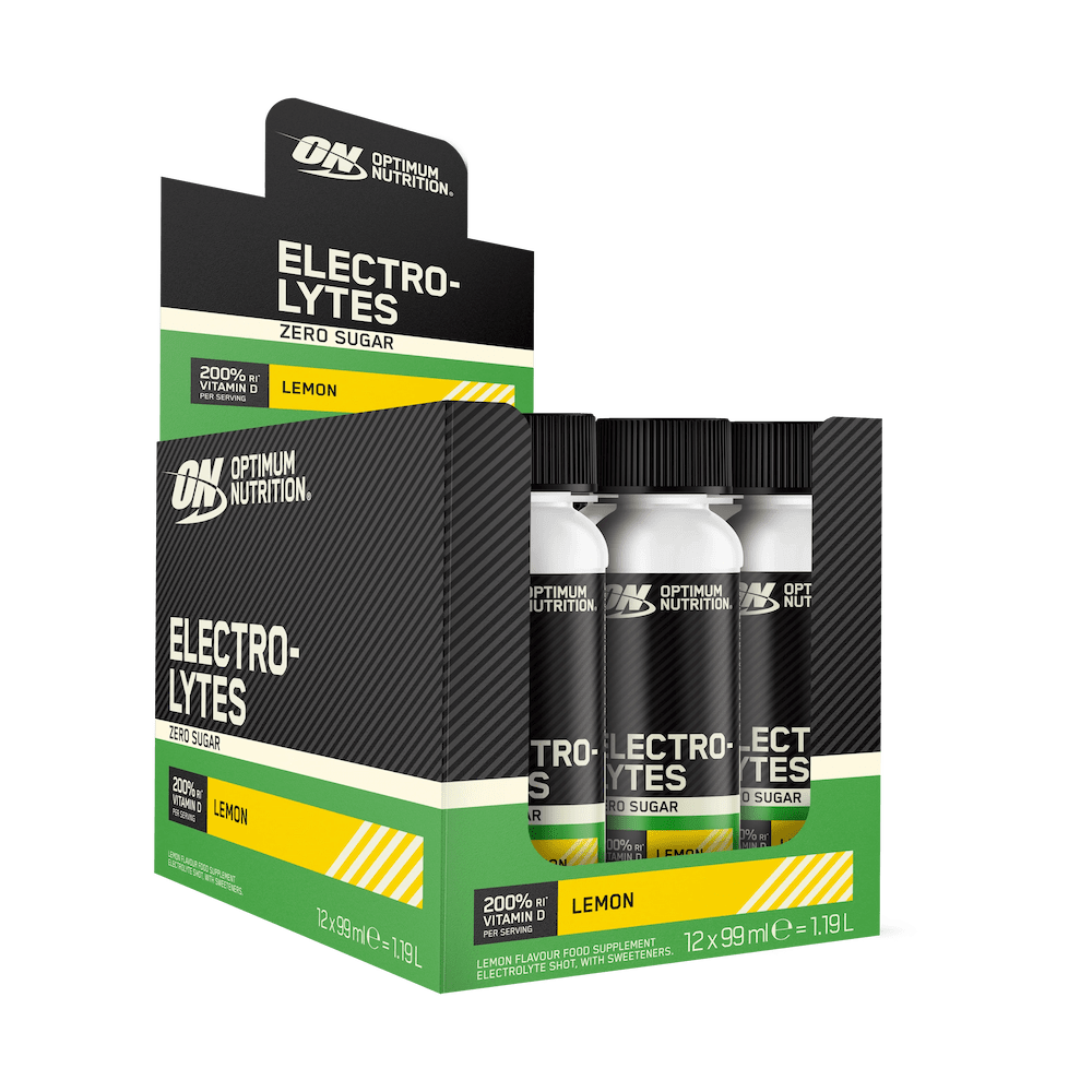 Optimum Nutrition Electrolytes Shots - 12 x 99 ml - Lemon