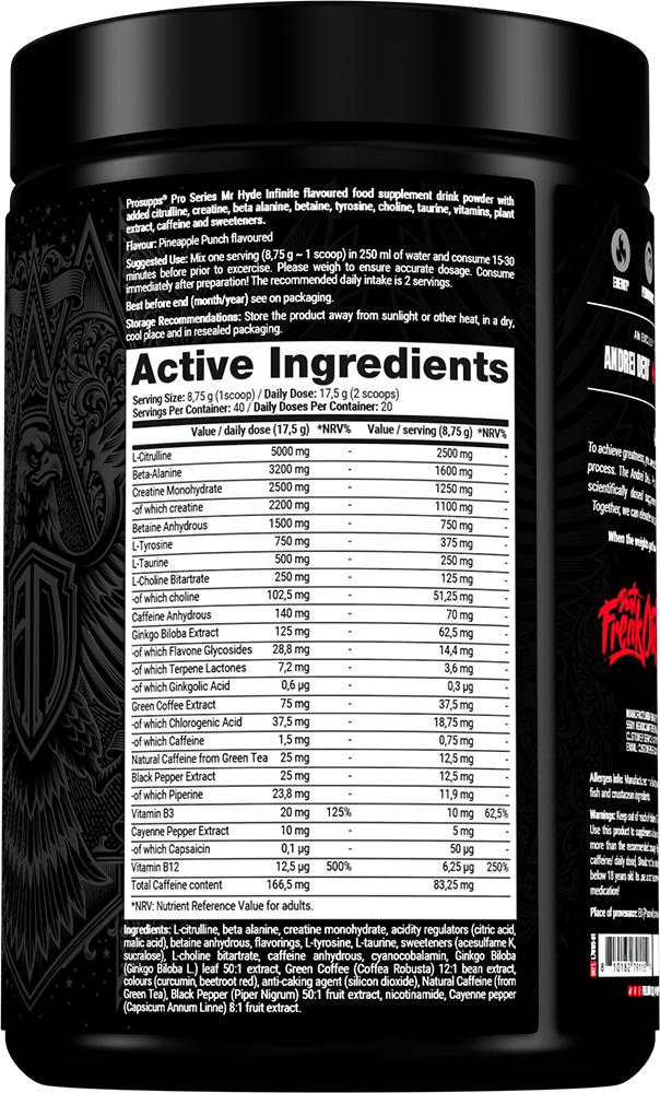 ProSupps Mr Hyde Pro Series Infinite - 40 servings