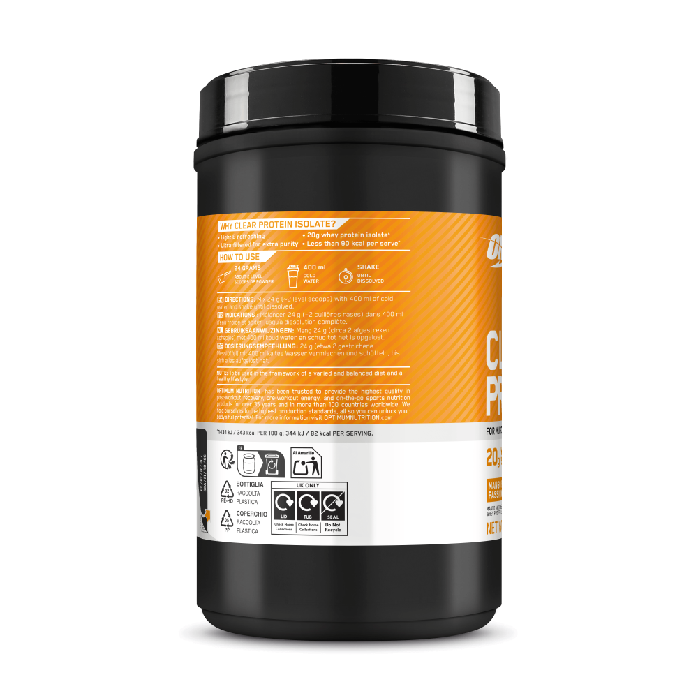 Optimum Nutrition Clear Protein Isolate - 480 g